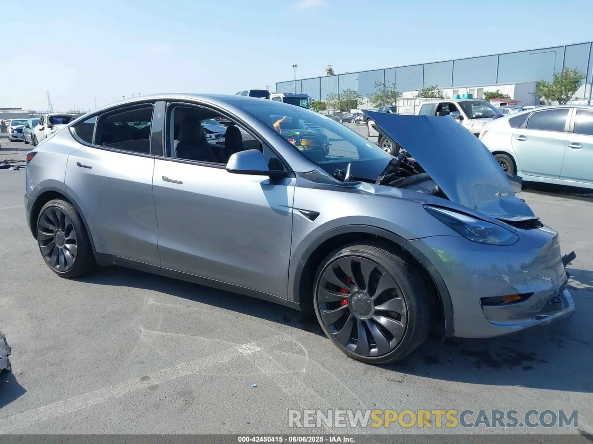 1 Photograph of a damaged car 7SAYGDEF6RF121667 TESLA MODEL Y 2024