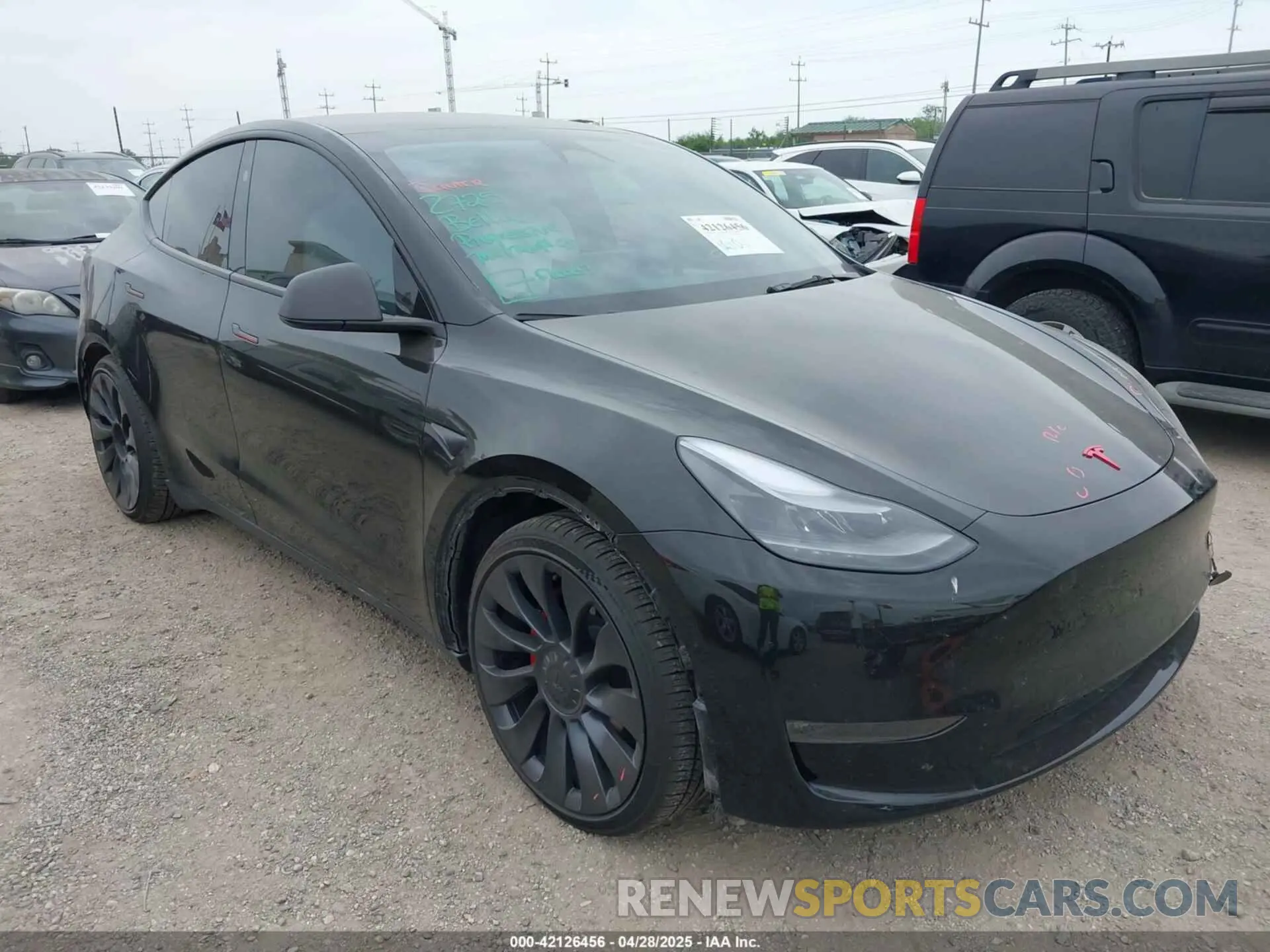 1 Photograph of a damaged car 7SAYGDEF7RA267752 TESLA MODEL Y 2024