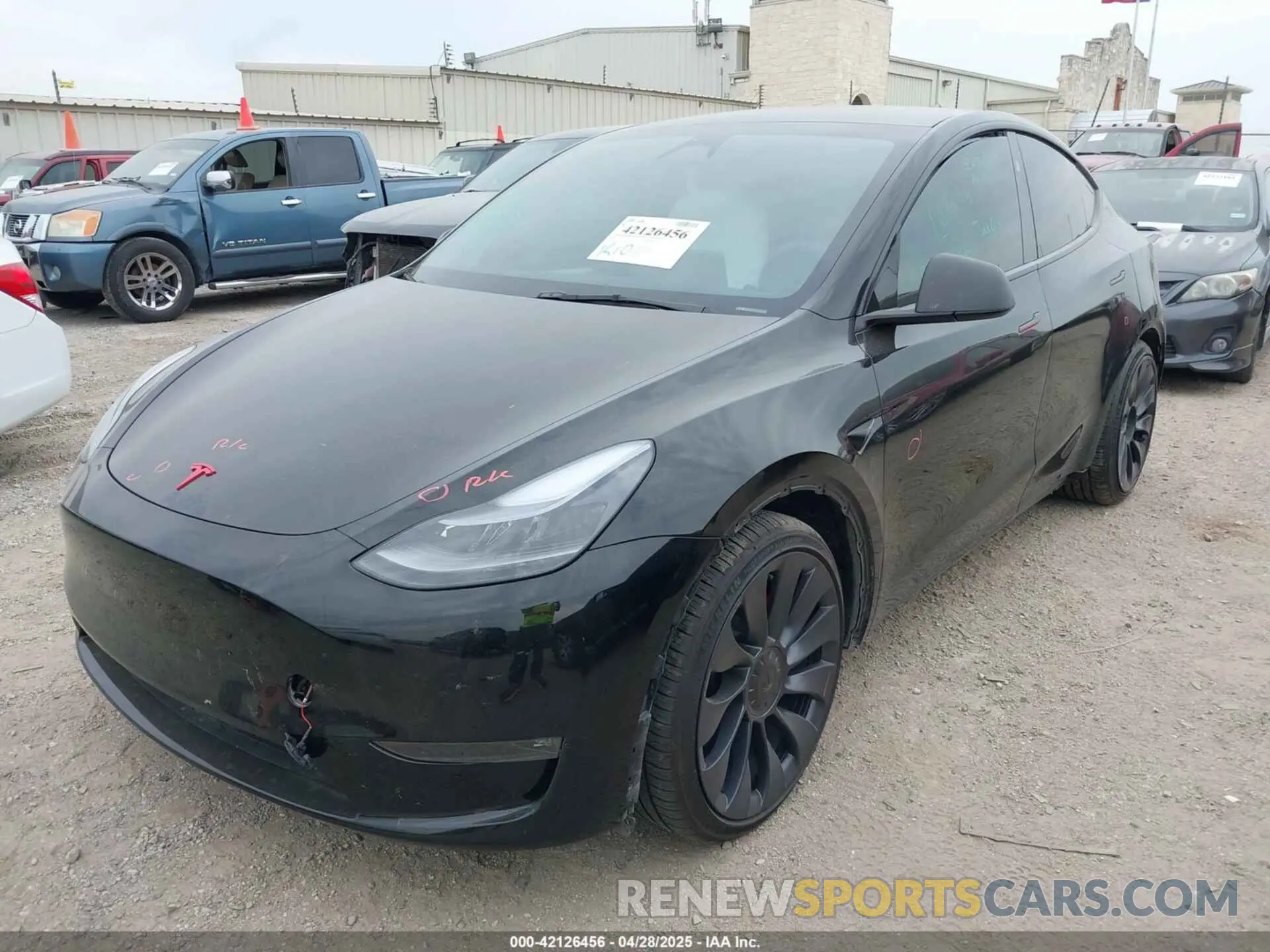 2 Photograph of a damaged car 7SAYGDEF7RA267752 TESLA MODEL Y 2024