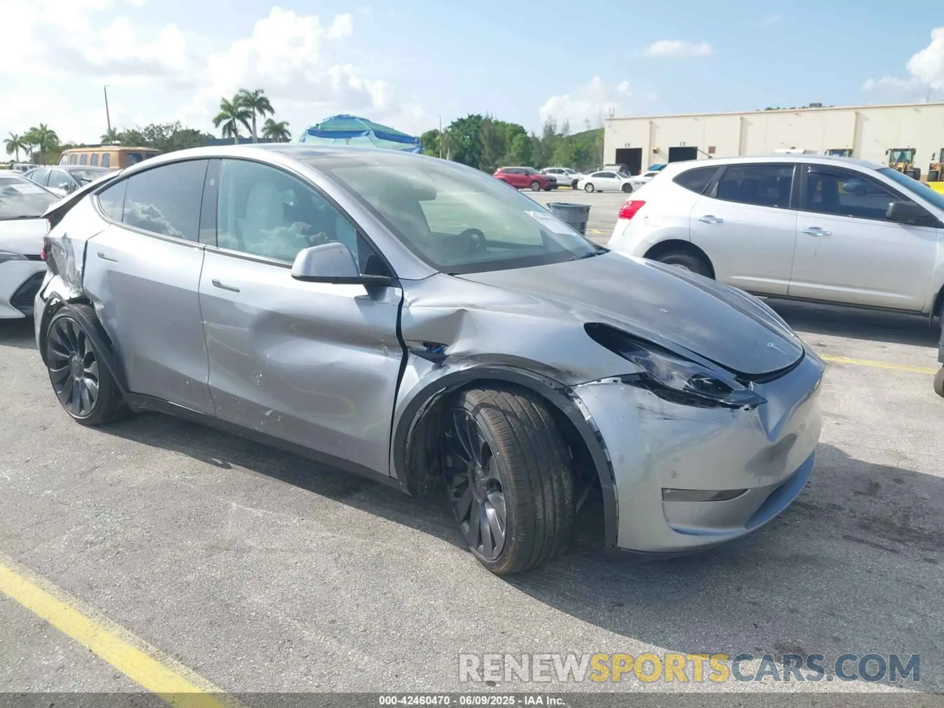 1 Photograph of a damaged car 7SAYGDEF7RA296765 TESLA MODEL Y 2024