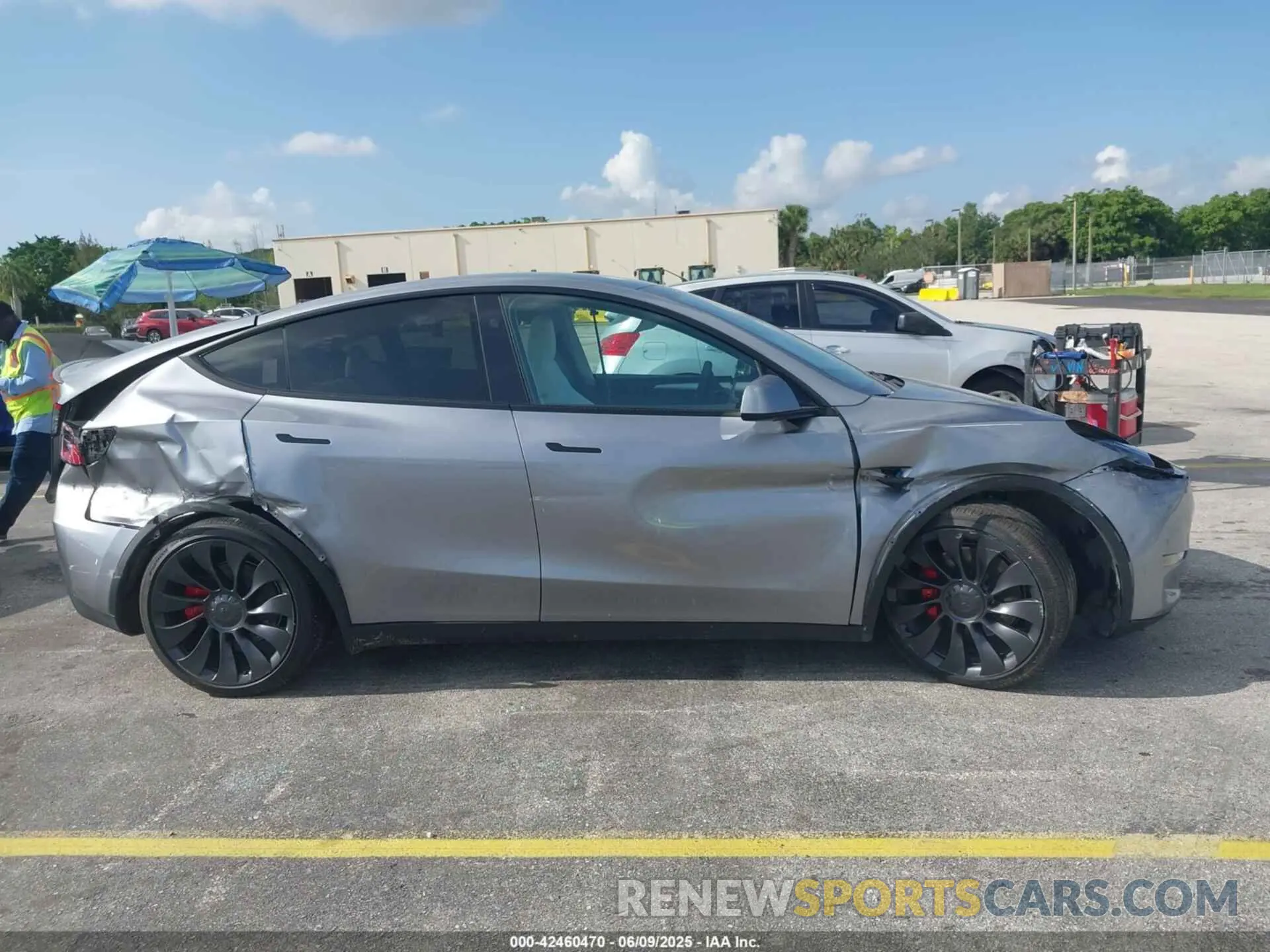 12 Photograph of a damaged car 7SAYGDEF7RA296765 TESLA MODEL Y 2024