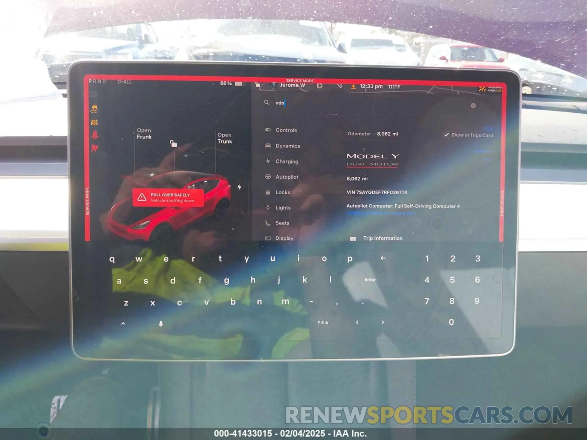 18 Photograph of a damaged car 7SAYGDEF7RF029774 TESLA MODEL Y 2024