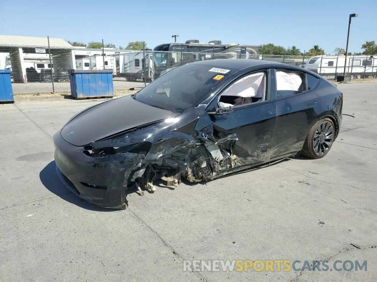 1 Photograph of a damaged car 7SAYGDEF7RF046154 TESLA MODEL Y 2024