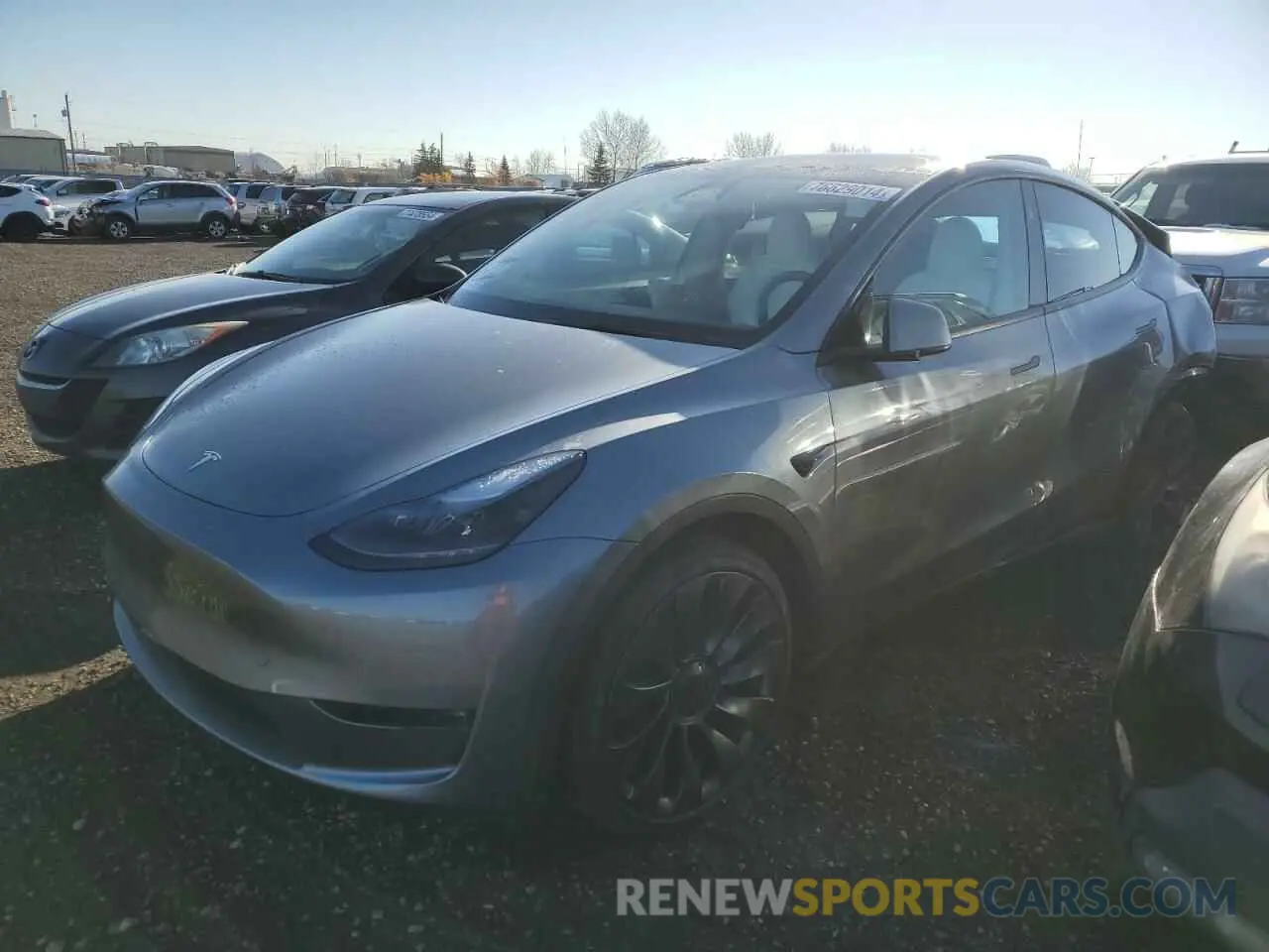 1 Photograph of a damaged car 7SAYGDEF7RF128238 TESLA MODEL Y 2024