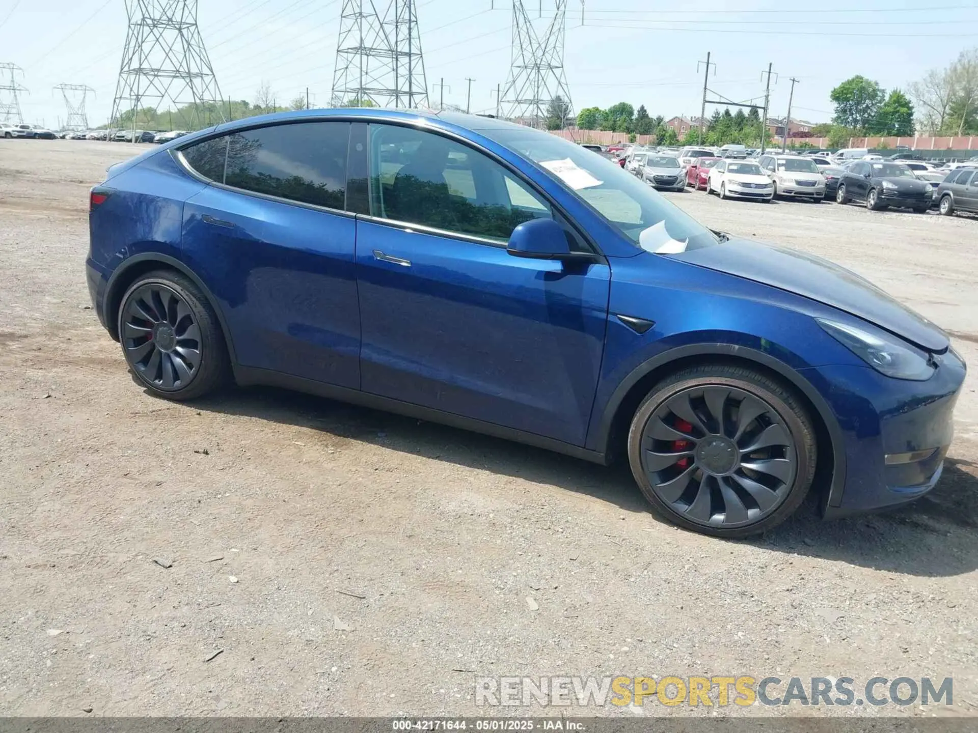 1 Photograph of a damaged car 7SAYGDEF8RA269459 TESLA MODEL Y 2024