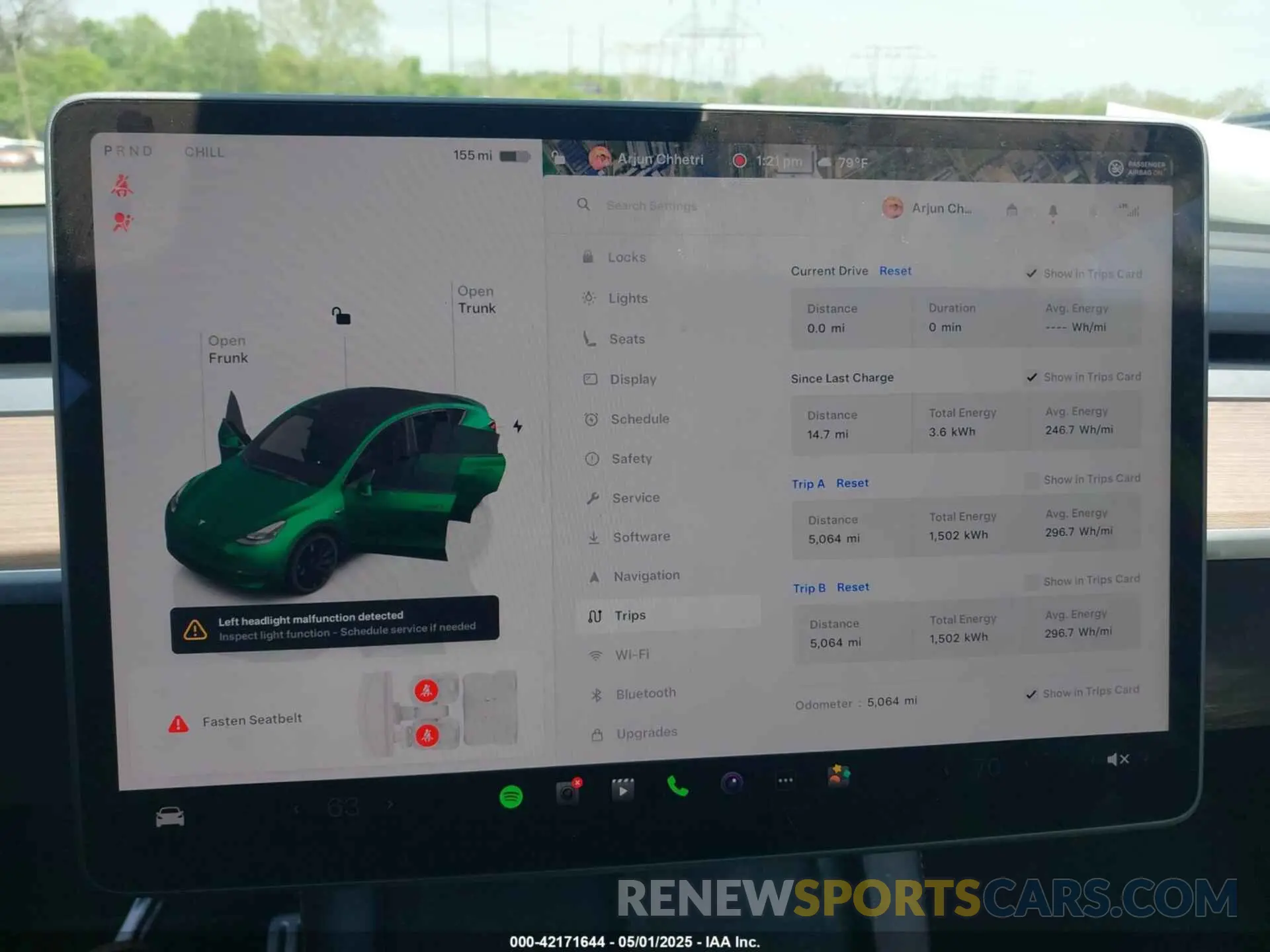 7 Photograph of a damaged car 7SAYGDEF8RA269459 TESLA MODEL Y 2024