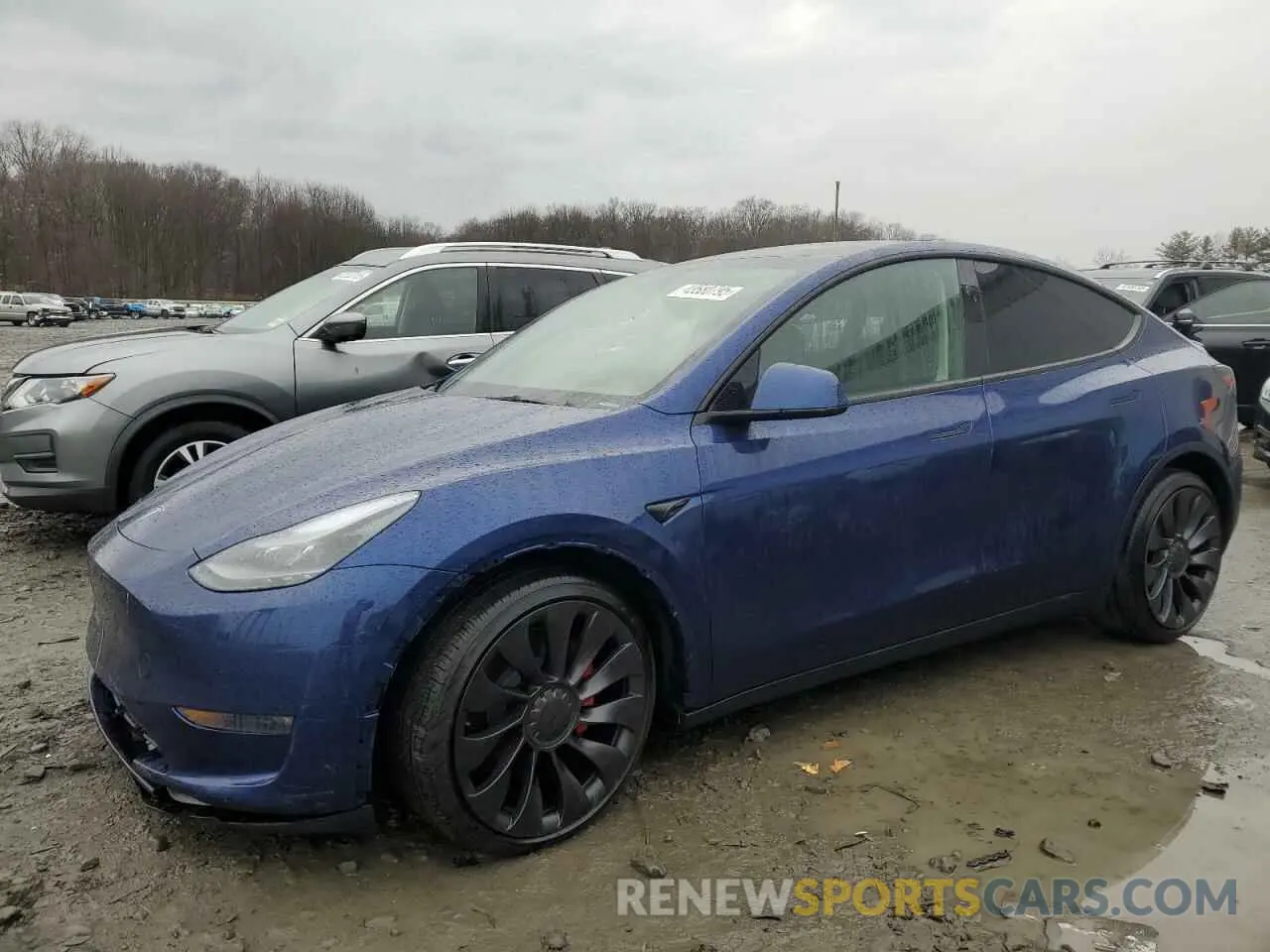 1 Photograph of a damaged car 7SAYGDEF8RA303514 TESLA MODEL Y 2024