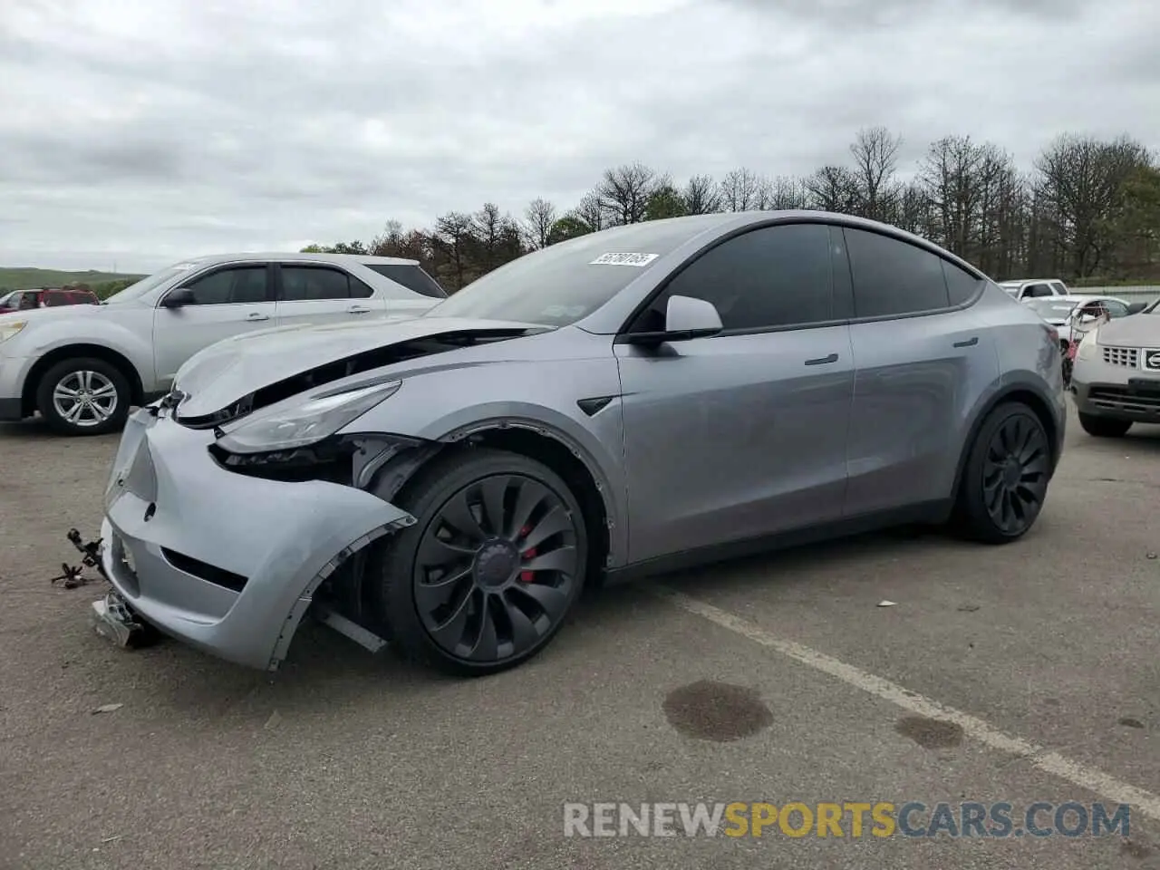 1 Photograph of a damaged car 7SAYGDEF9RA307989 TESLA MODEL Y 2024