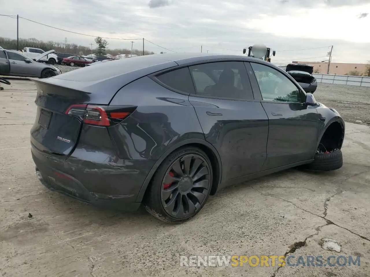 3 Photograph of a damaged car 7SAYGDEFXRA261508 TESLA MODEL Y 2024