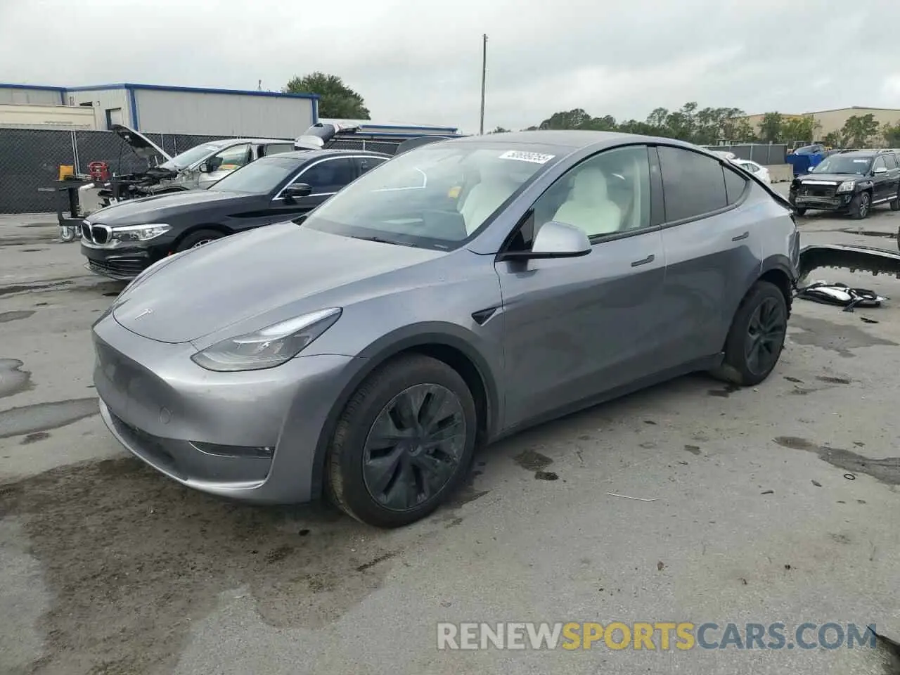 1 Photograph of a damaged car 7SAYGAEE1SF219078 TESLA MODEL Y 2025