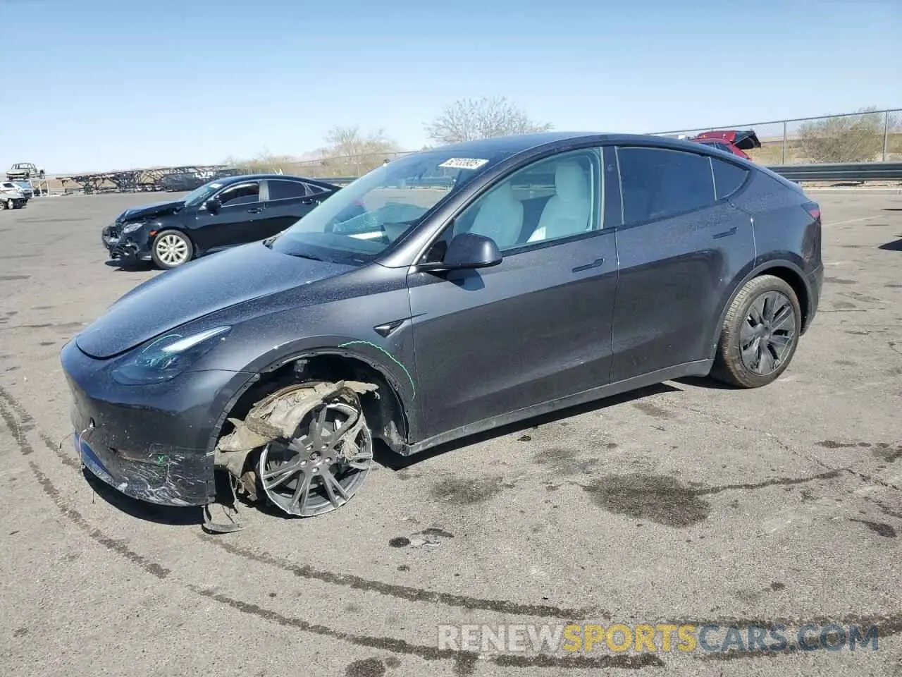 1 Photograph of a damaged car 7SAYGAEE1SF304020 TESLA MODEL Y 2025