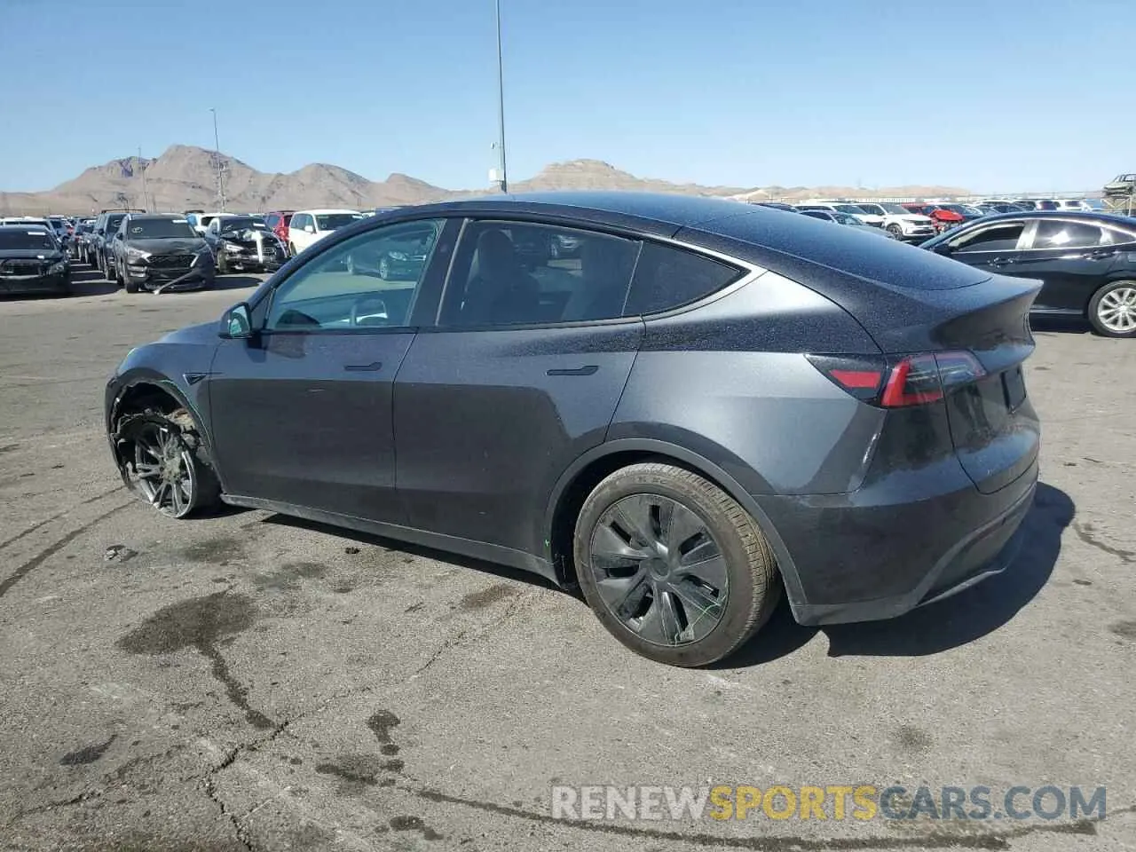 2 Photograph of a damaged car 7SAYGAEE1SF304020 TESLA MODEL Y 2025