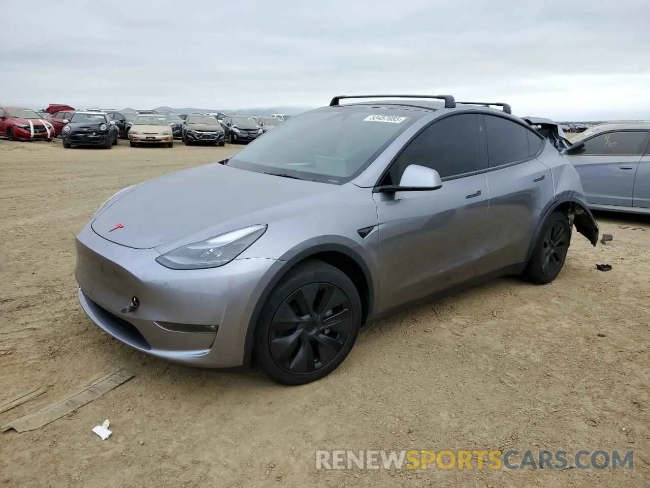 1 Photograph of a damaged car 7SAYGAEE2SF312868 TESLA MODEL Y 2025