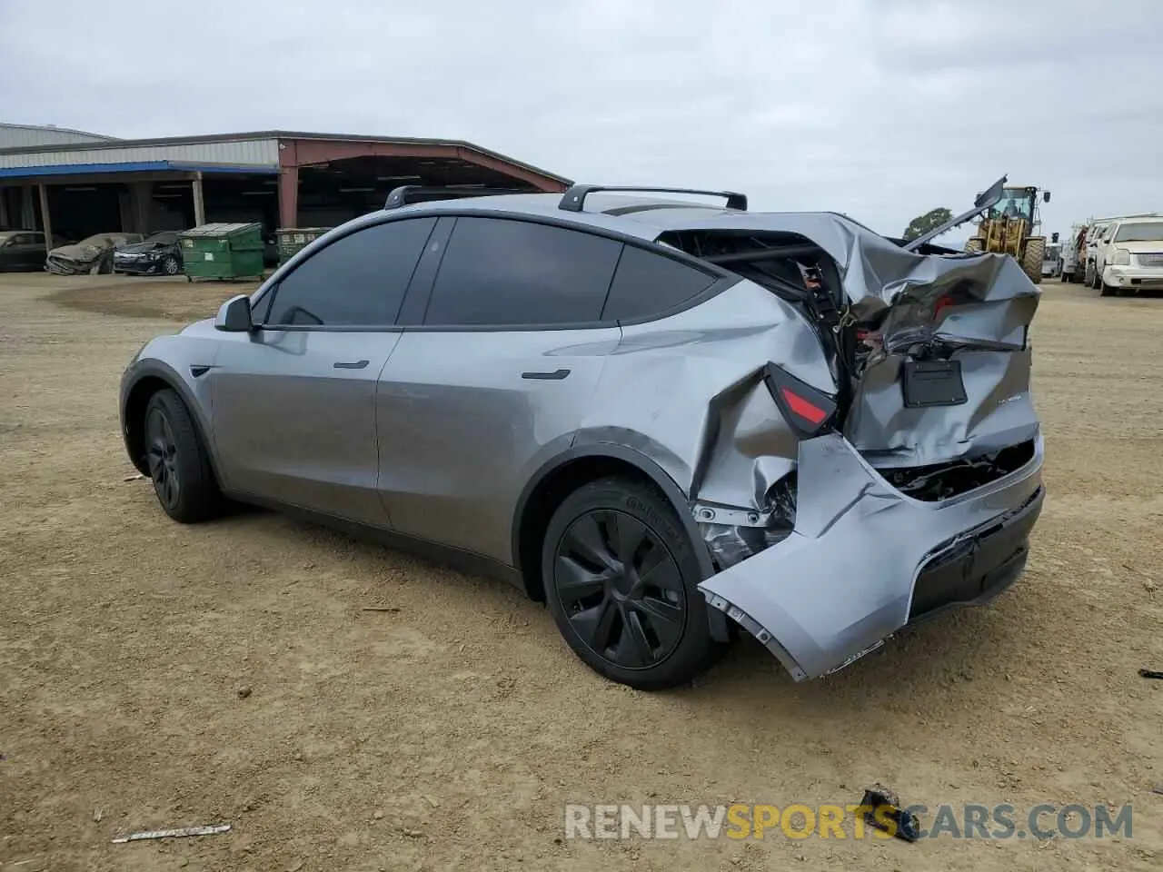 2 Photograph of a damaged car 7SAYGAEE2SF312868 TESLA MODEL Y 2025