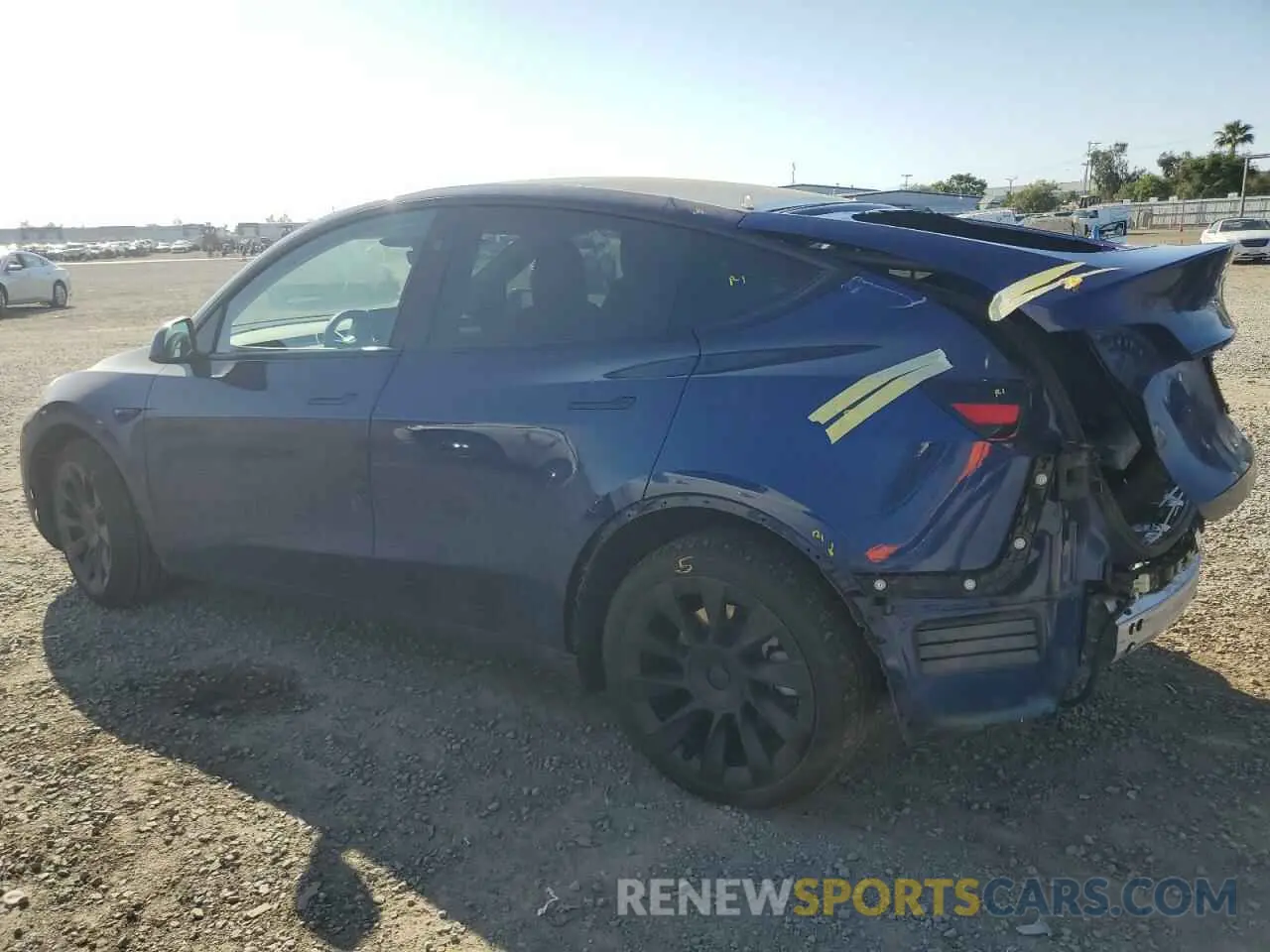2 Photograph of a damaged car 7SAYGAEE3SF234326 TESLA MODEL Y 2025
