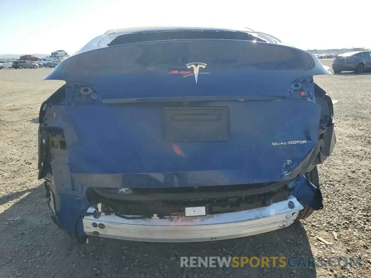 6 Photograph of a damaged car 7SAYGAEE3SF234326 TESLA MODEL Y 2025