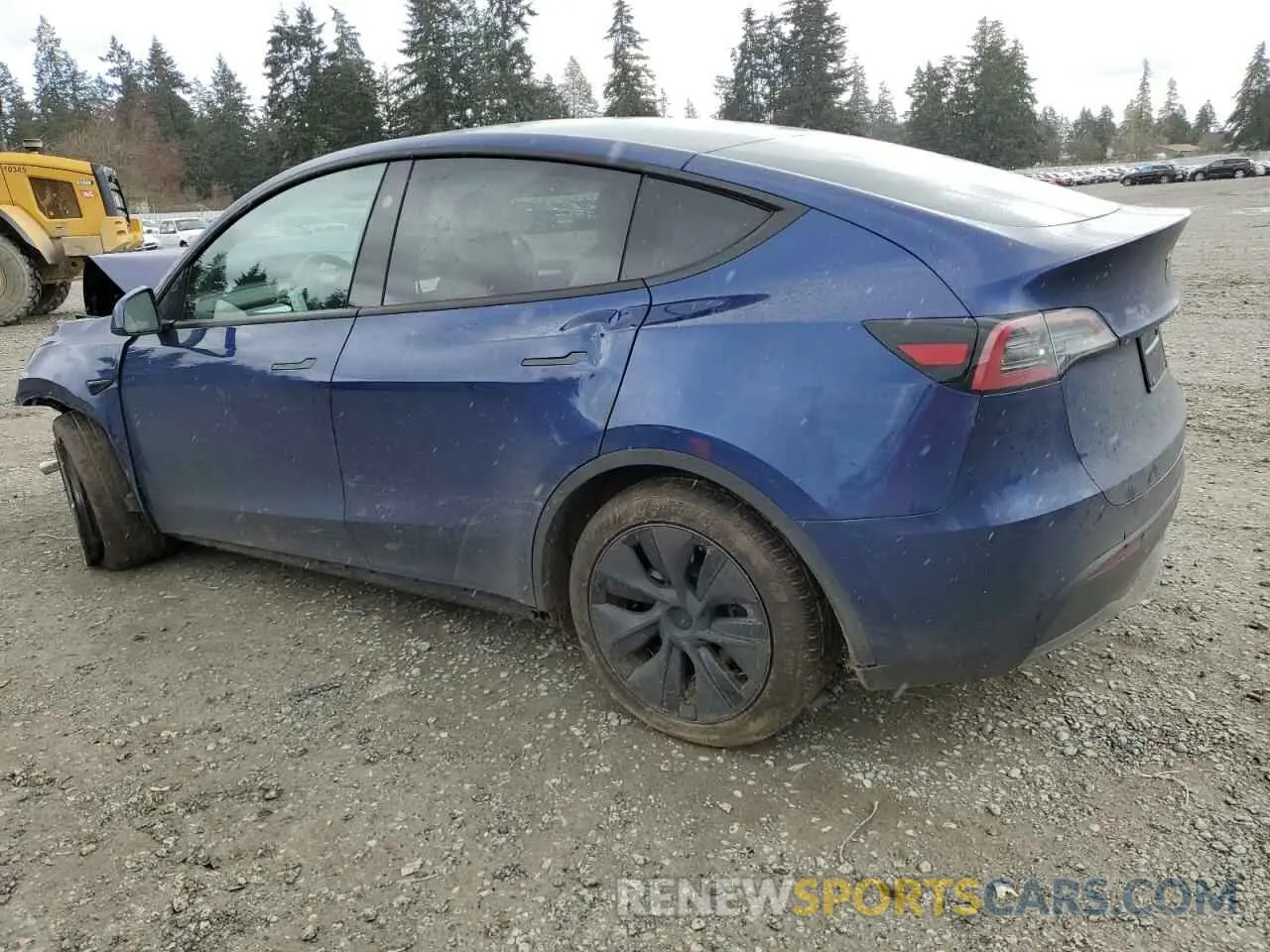 2 Photograph of a damaged car 7SAYGAEE3SF277449 TESLA MODEL Y 2025
