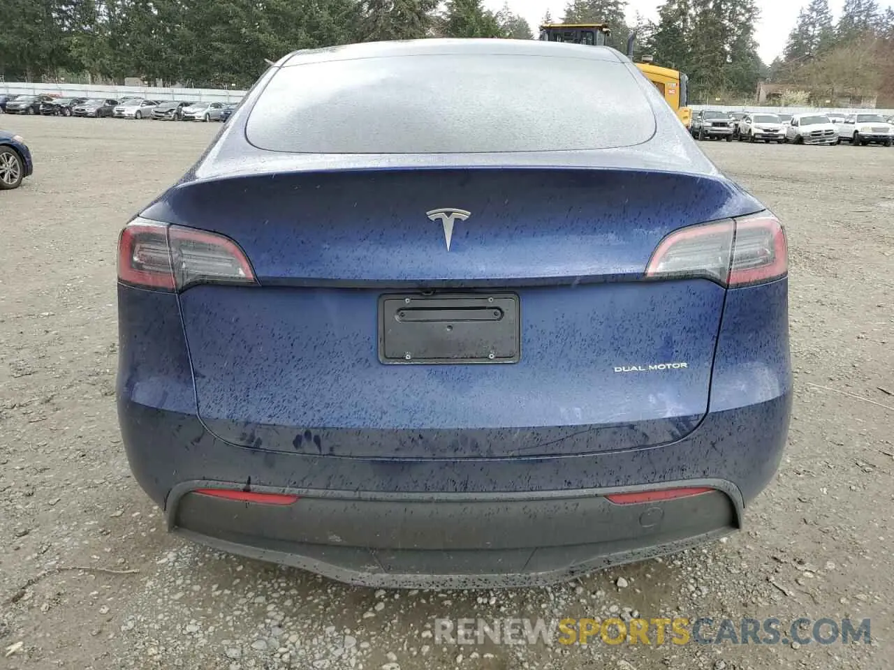 6 Photograph of a damaged car 7SAYGAEE3SF277449 TESLA MODEL Y 2025