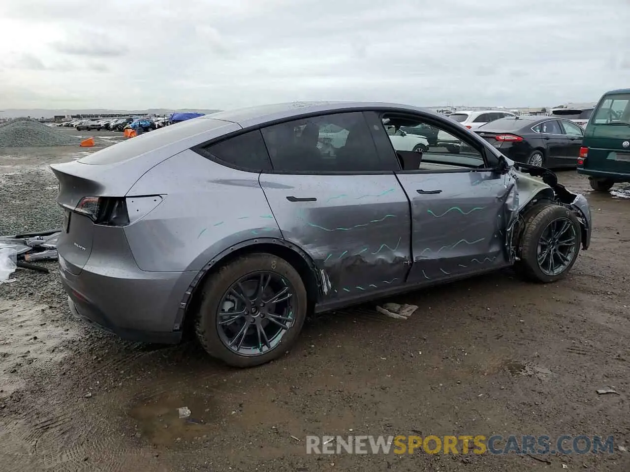 3 Photograph of a damaged car 7SAYGAEE3SF289603 TESLA MODEL Y 2025
