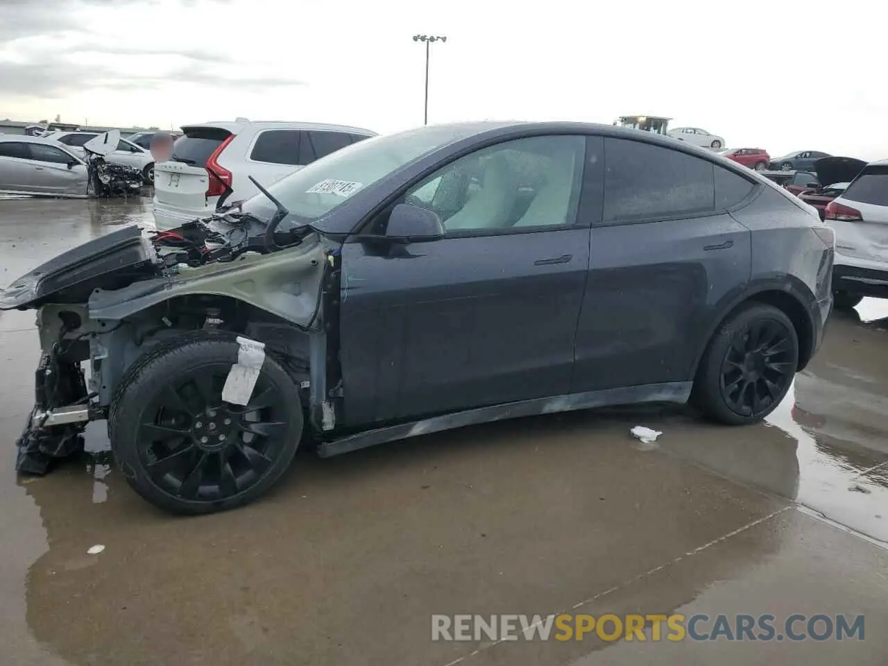 1 Photograph of a damaged car 7SAYGAEE4SF253824 TESLA MODEL Y 2025