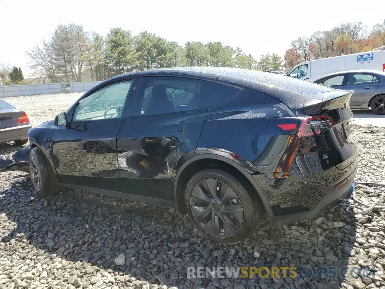 2 Photograph of a damaged car 7SAYGAEE5SF217365 TESLA MODEL Y 2025