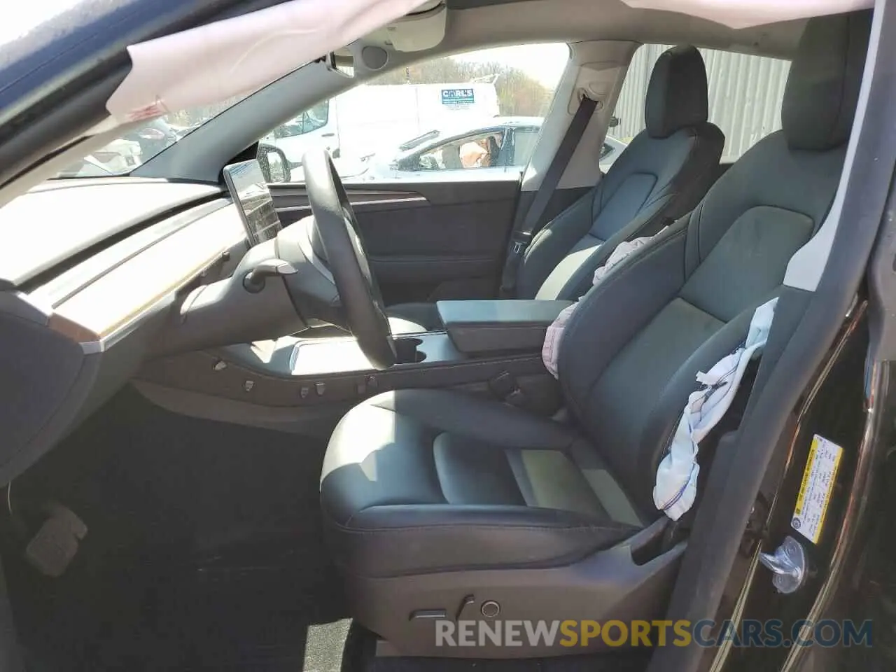 7 Photograph of a damaged car 7SAYGAEE5SF217365 TESLA MODEL Y 2025