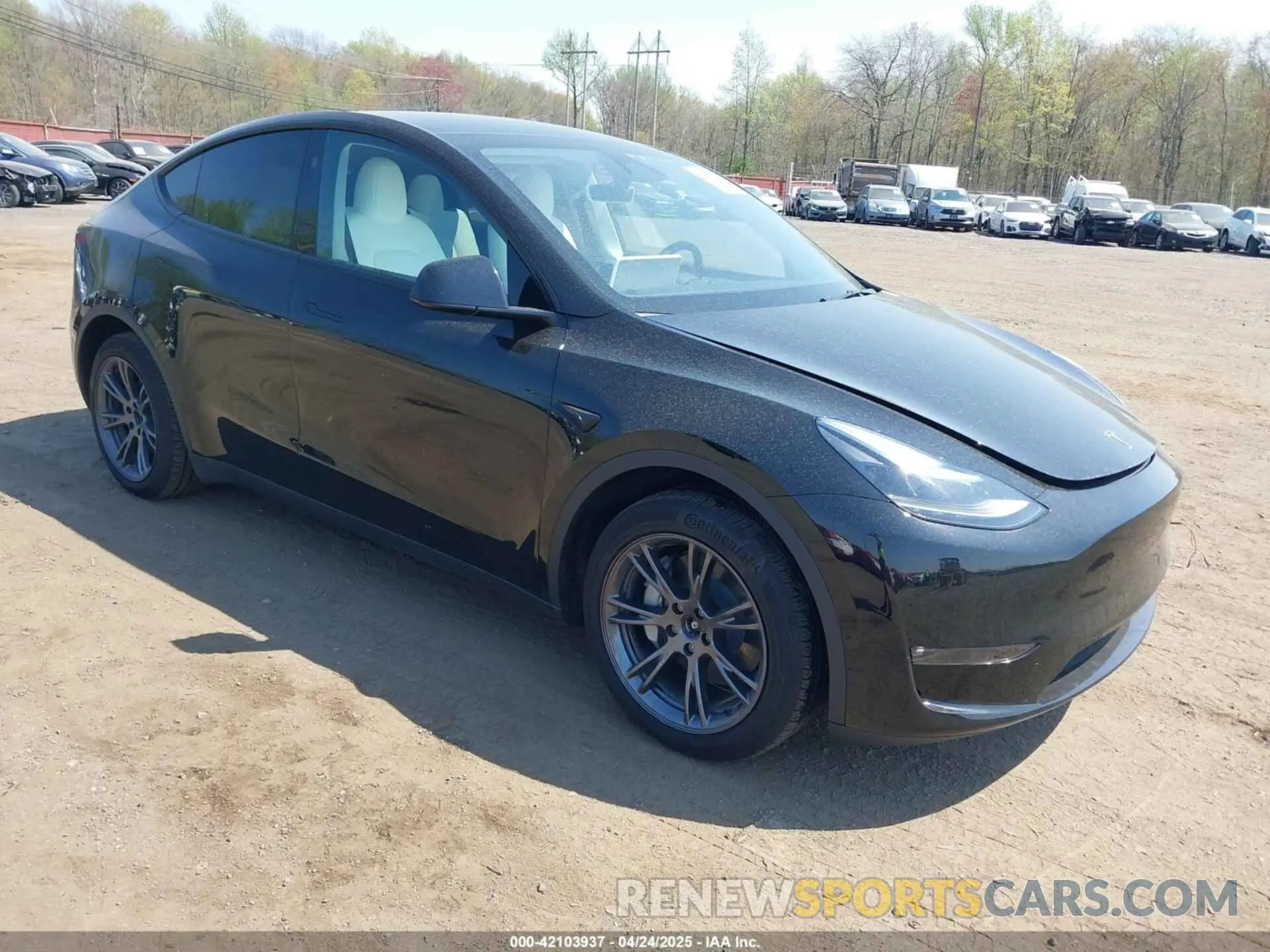 1 Photograph of a damaged car 7SAYGAEE5SF249006 TESLA MODEL Y 2025