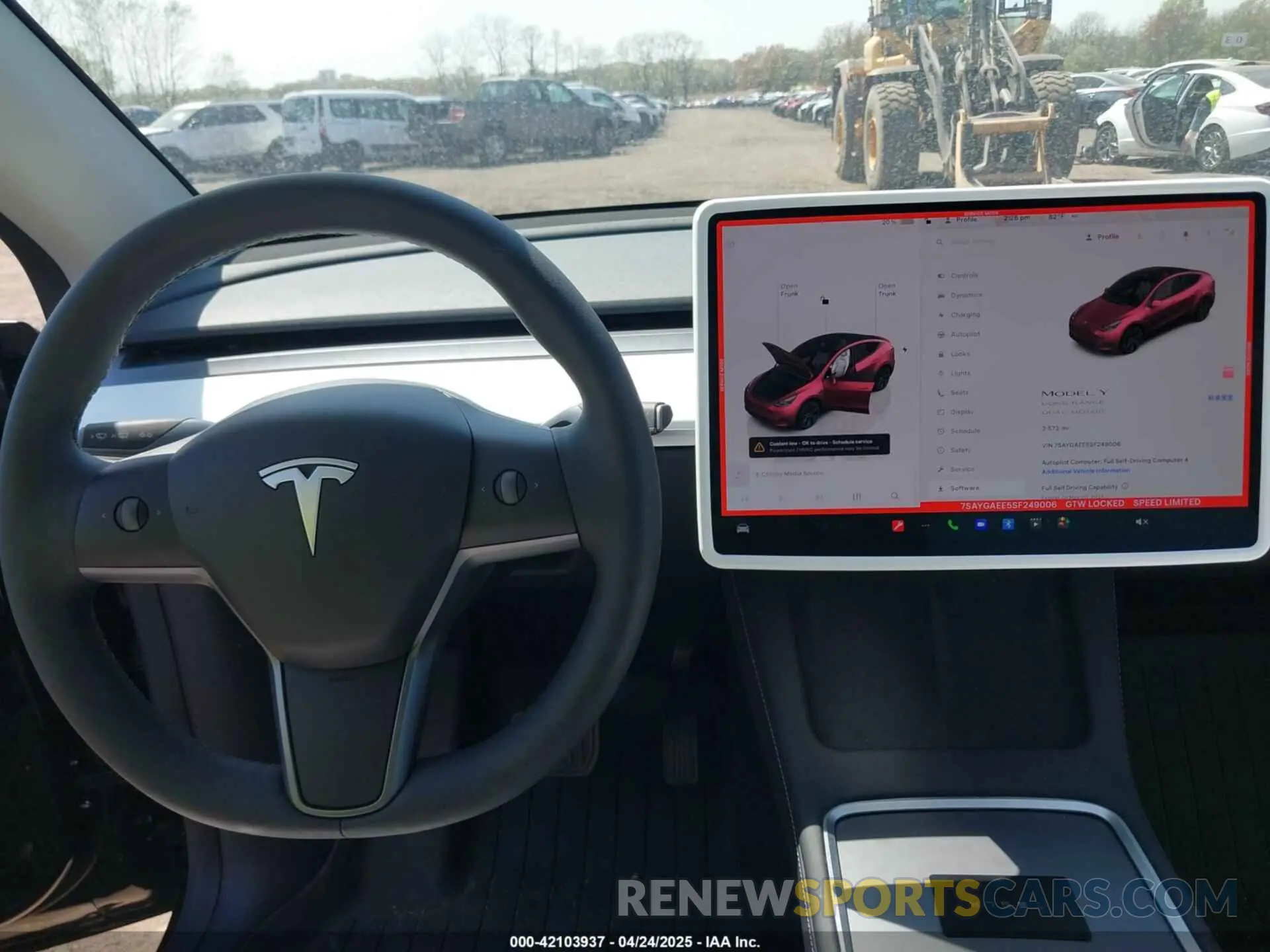 18 Photograph of a damaged car 7SAYGAEE5SF249006 TESLA MODEL Y 2025