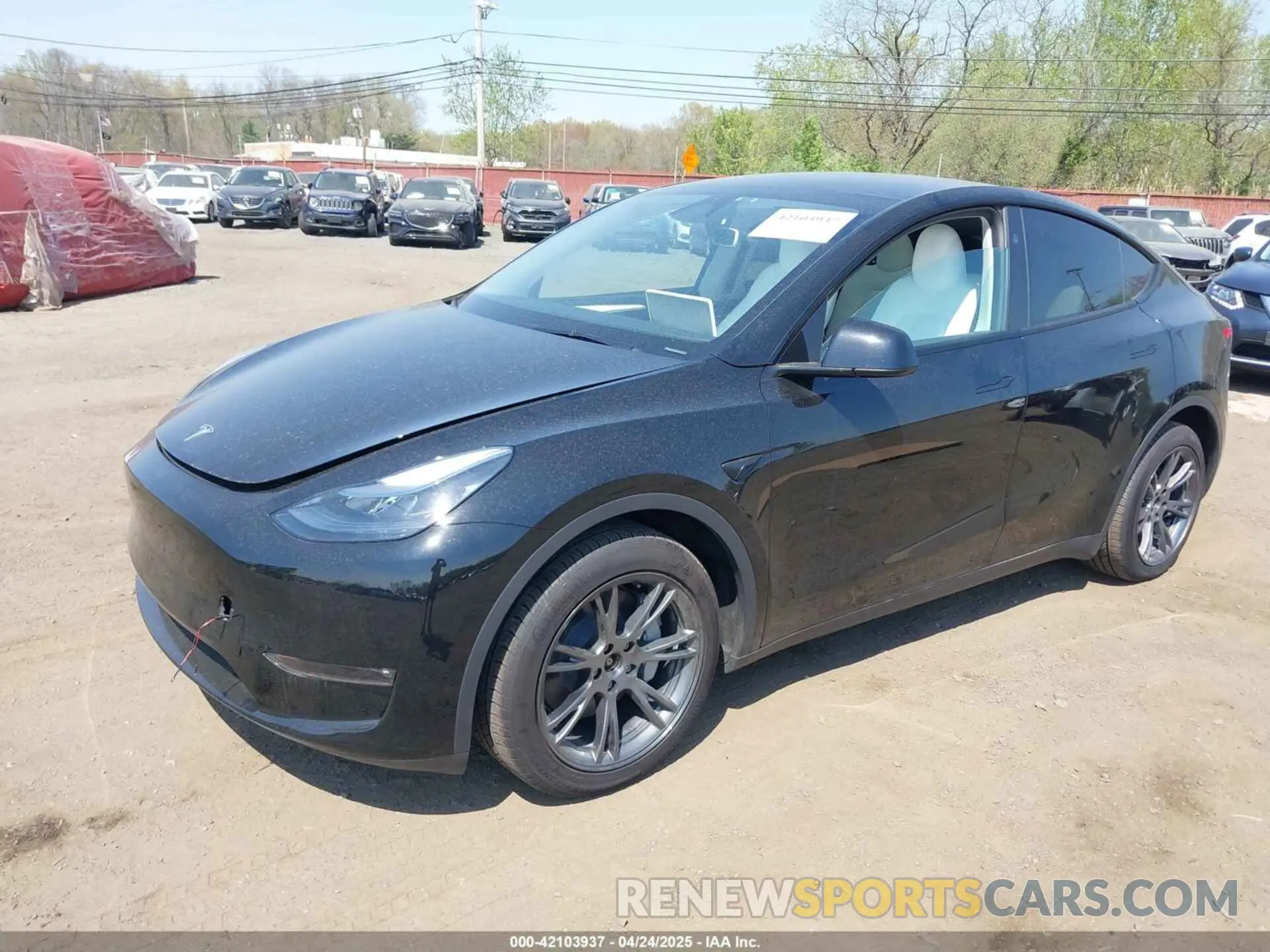 2 Photograph of a damaged car 7SAYGAEE5SF249006 TESLA MODEL Y 2025
