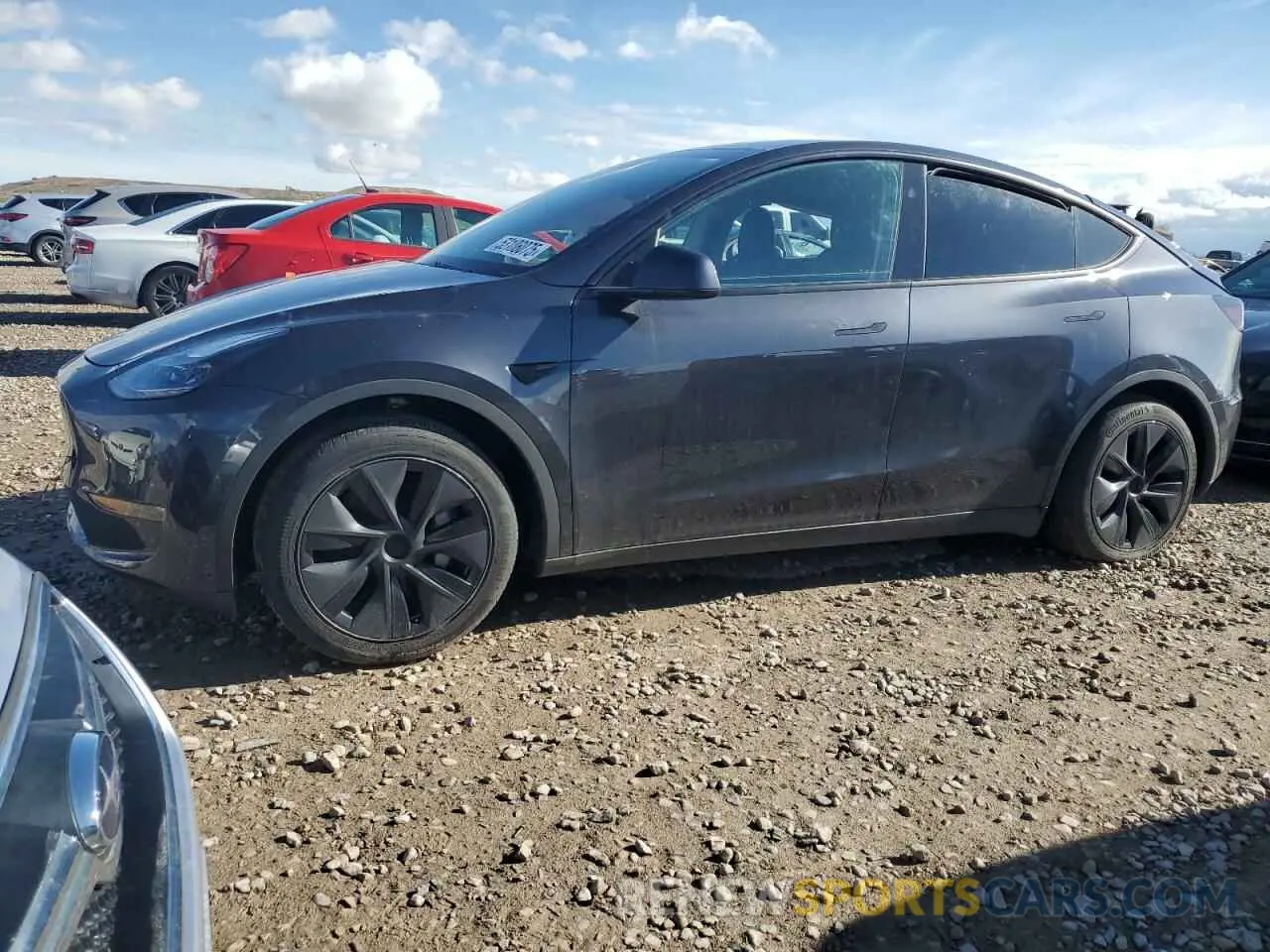 1 Photograph of a damaged car 7SAYGAEE6SF252755 TESLA MODEL Y 2025