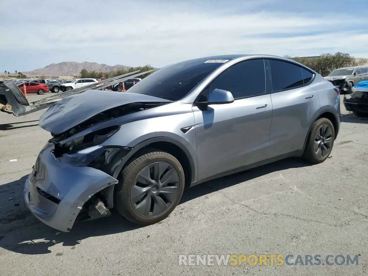 1 Photograph of a damaged car 7SAYGAEE6SF304434 TESLA MODEL Y 2025