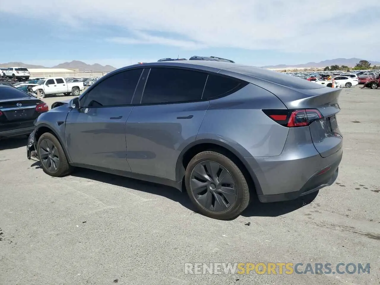 2 Photograph of a damaged car 7SAYGAEE6SF304434 TESLA MODEL Y 2025