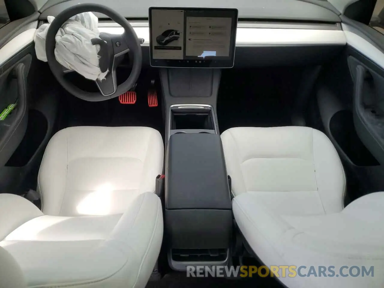 8 Photograph of a damaged car 7SAYGAEE6SF304434 TESLA MODEL Y 2025