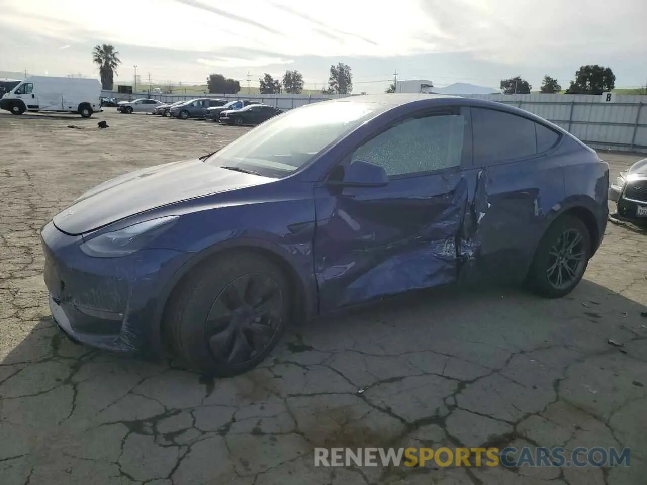 1 Photograph of a damaged car 7SAYGAEE8SF262557 TESLA MODEL Y 2025