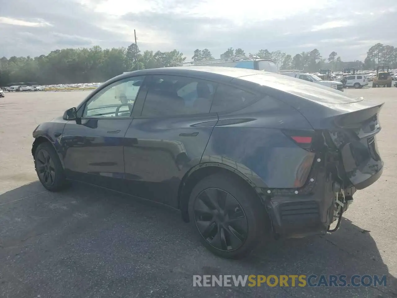 2 Photograph of a damaged car 7SAYGAEE8SF304175 TESLA MODEL Y 2025