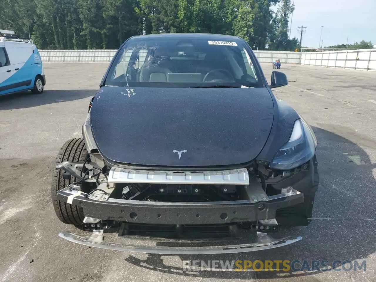 5 Photograph of a damaged car 7SAYGAEE8SF304175 TESLA MODEL Y 2025