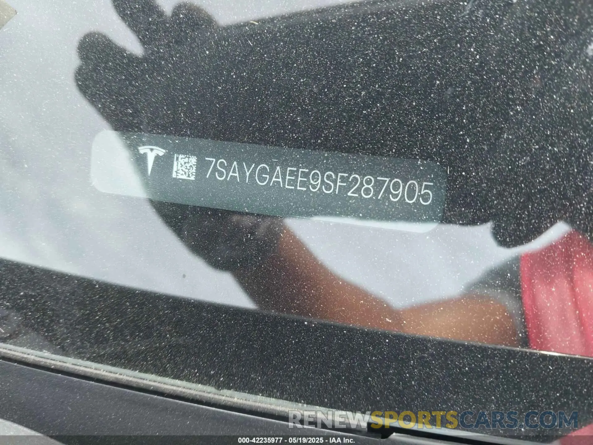 9 Photograph of a damaged car 7SAYGAEE9SF287905 TESLA MODEL Y 2025