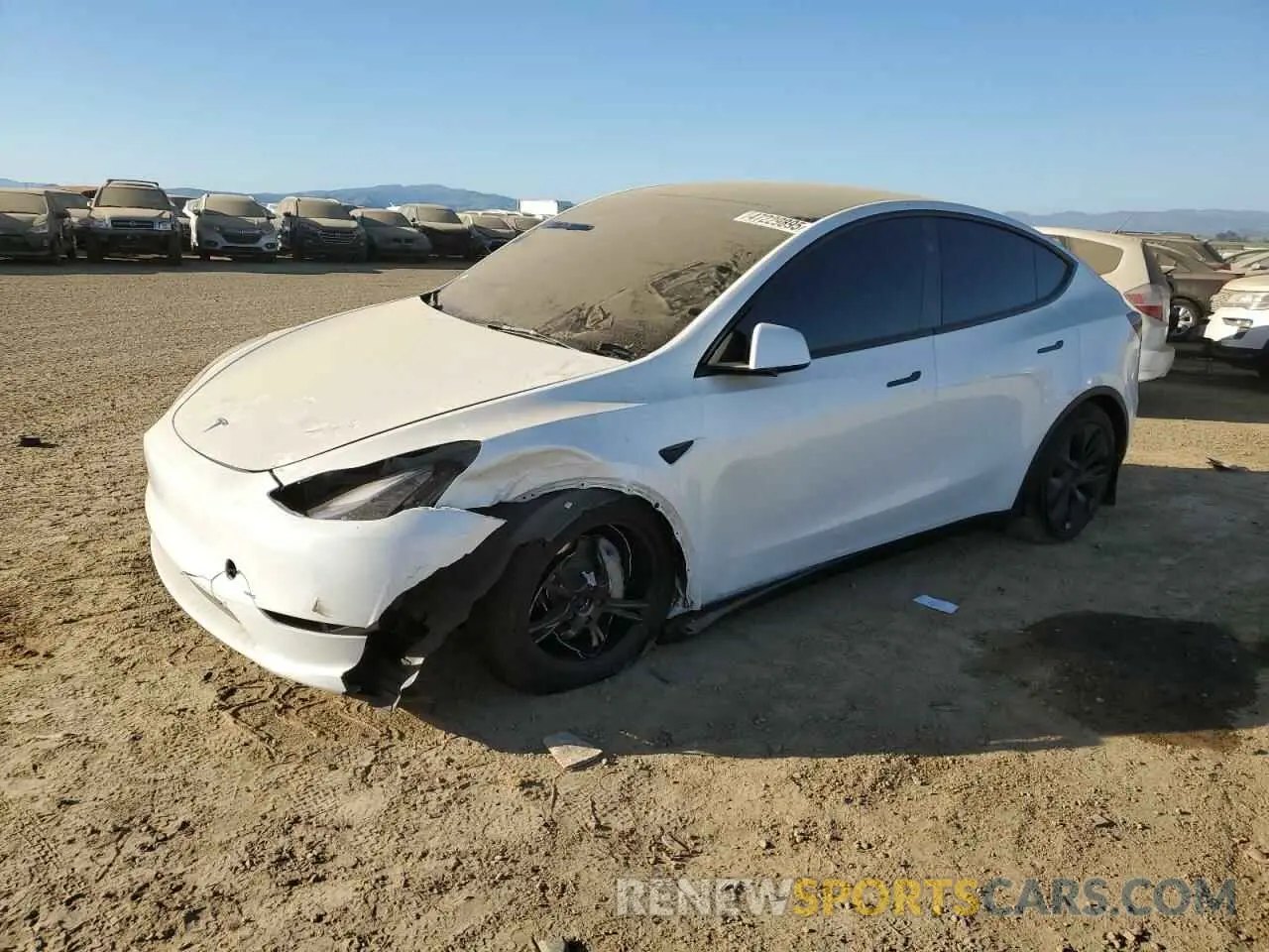 1 Photograph of a damaged car 7SAYGAEEXSF268926 TESLA MODEL Y 2025