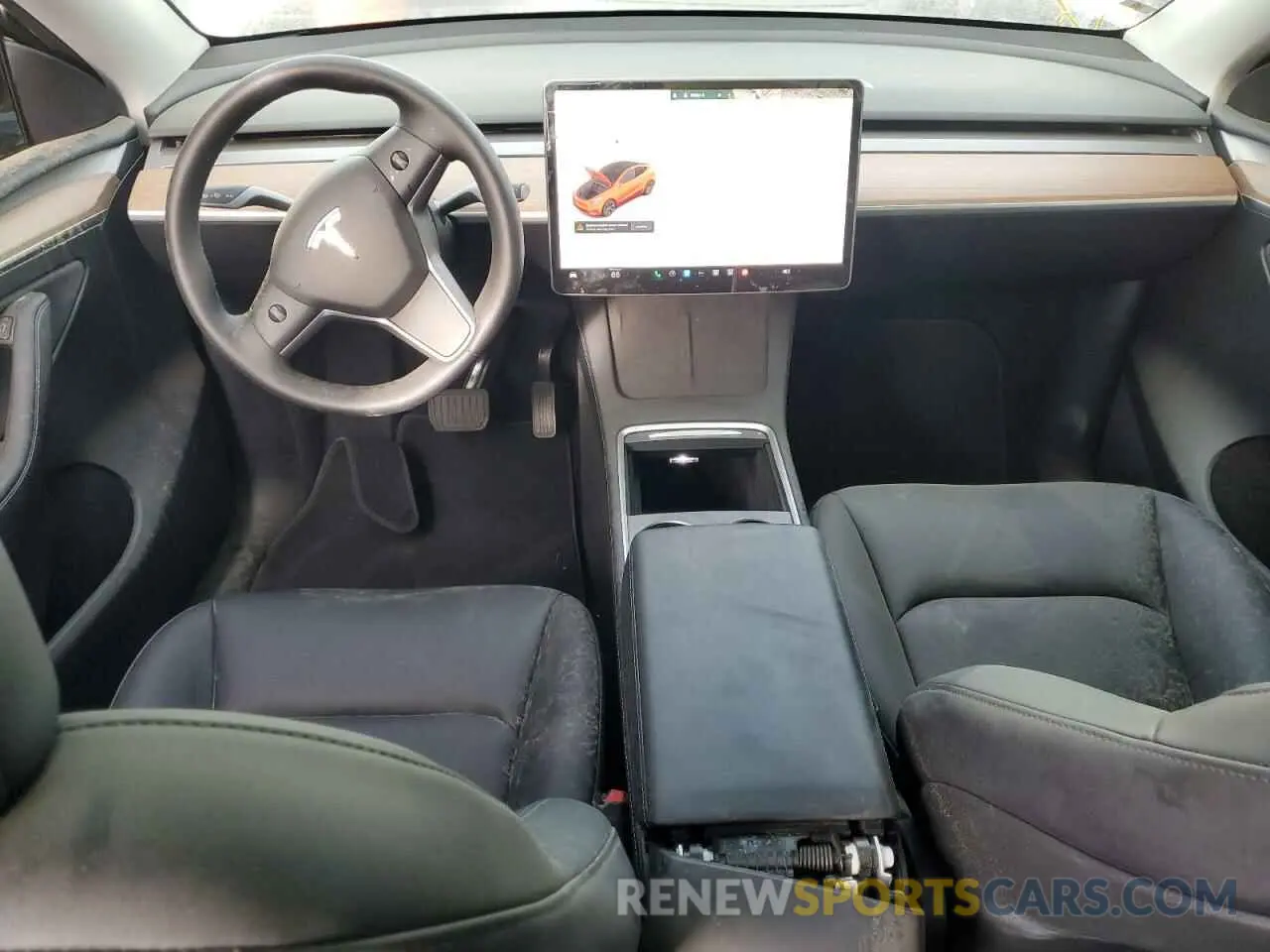 8 Photograph of a damaged car 7SAYGAEEXSF268926 TESLA MODEL Y 2025