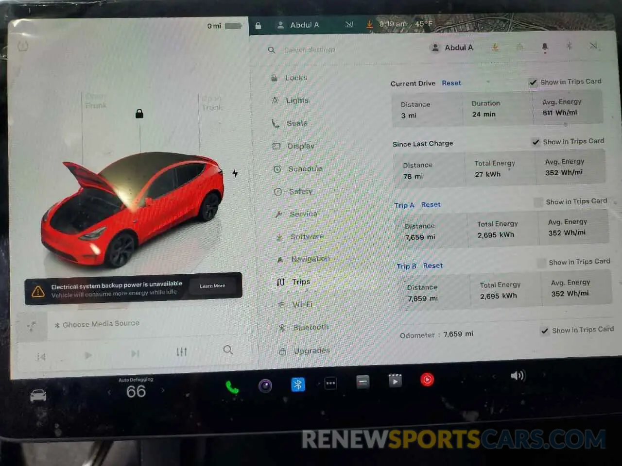 9 Photograph of a damaged car 7SAYGAEEXSF268926 TESLA MODEL Y 2025