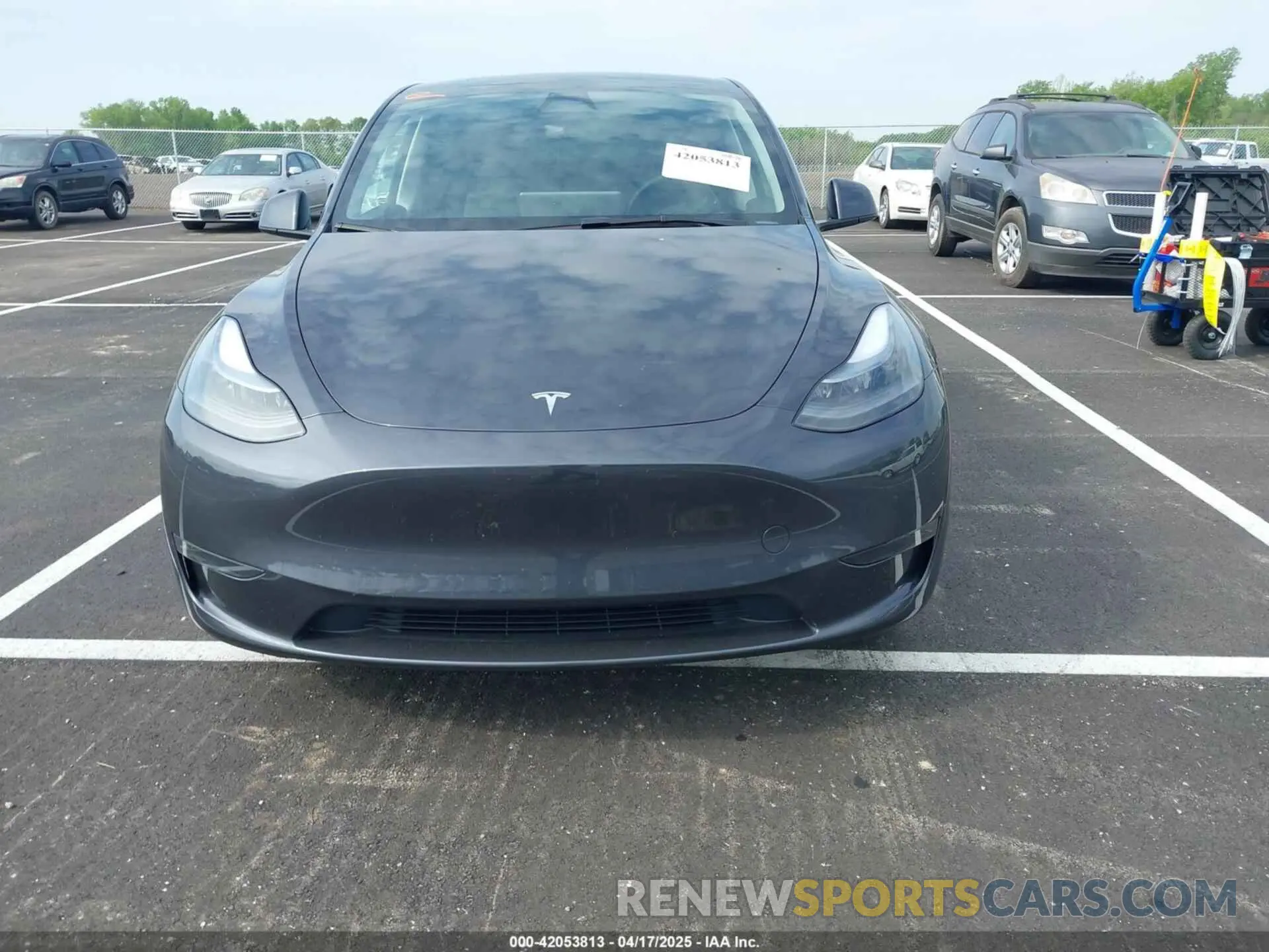 12 Photograph of a damaged car 7SAYGDED0SA354137 TESLA MODEL Y 2025