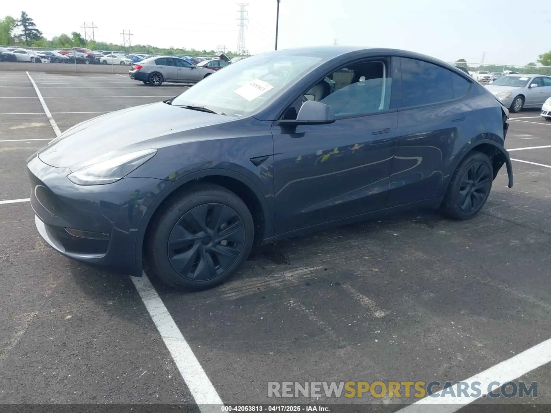2 Photograph of a damaged car 7SAYGDED0SA354137 TESLA MODEL Y 2025