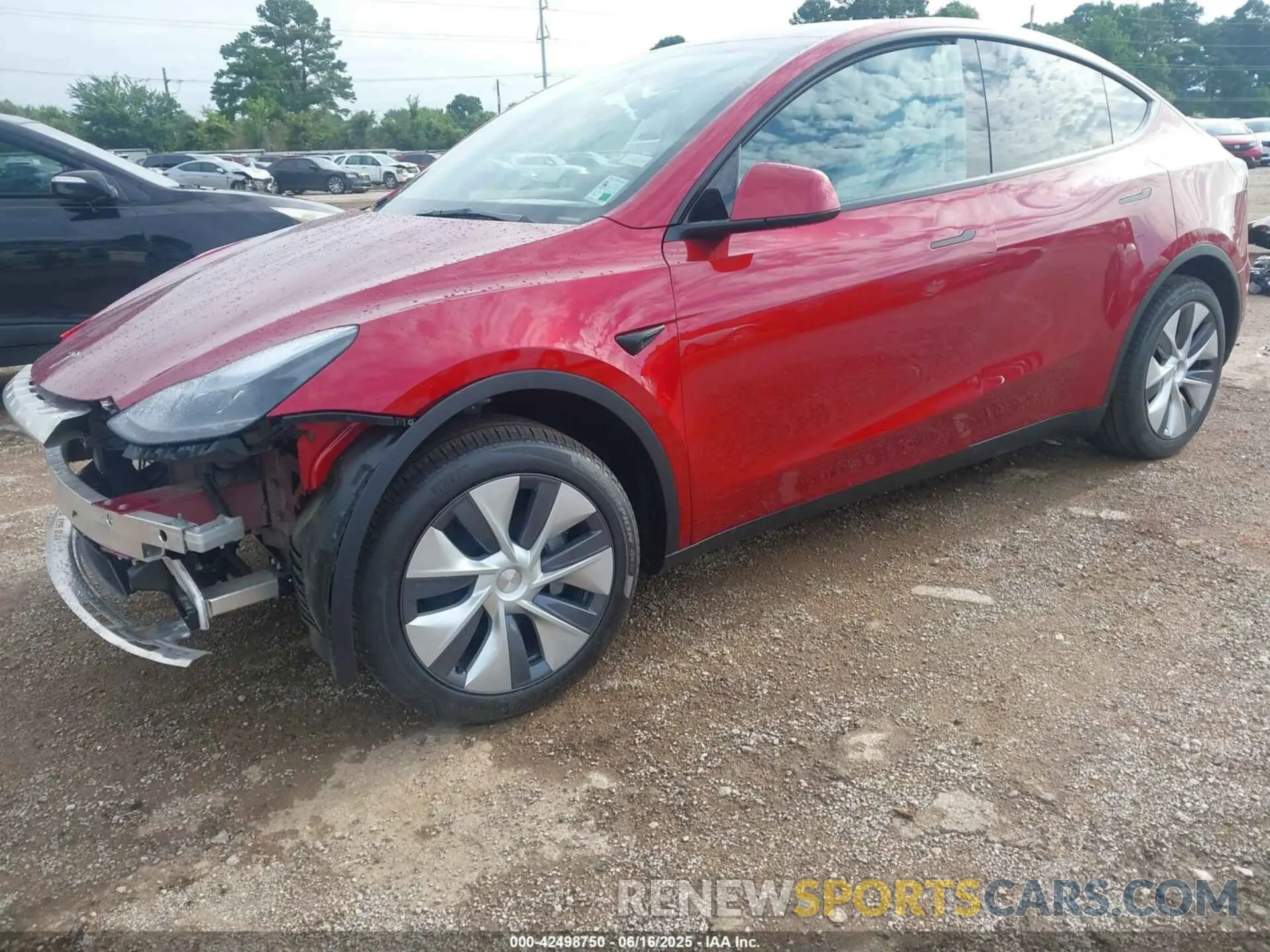2 Photograph of a damaged car 7SAYGDED0SA356020 TESLA MODEL Y 2025