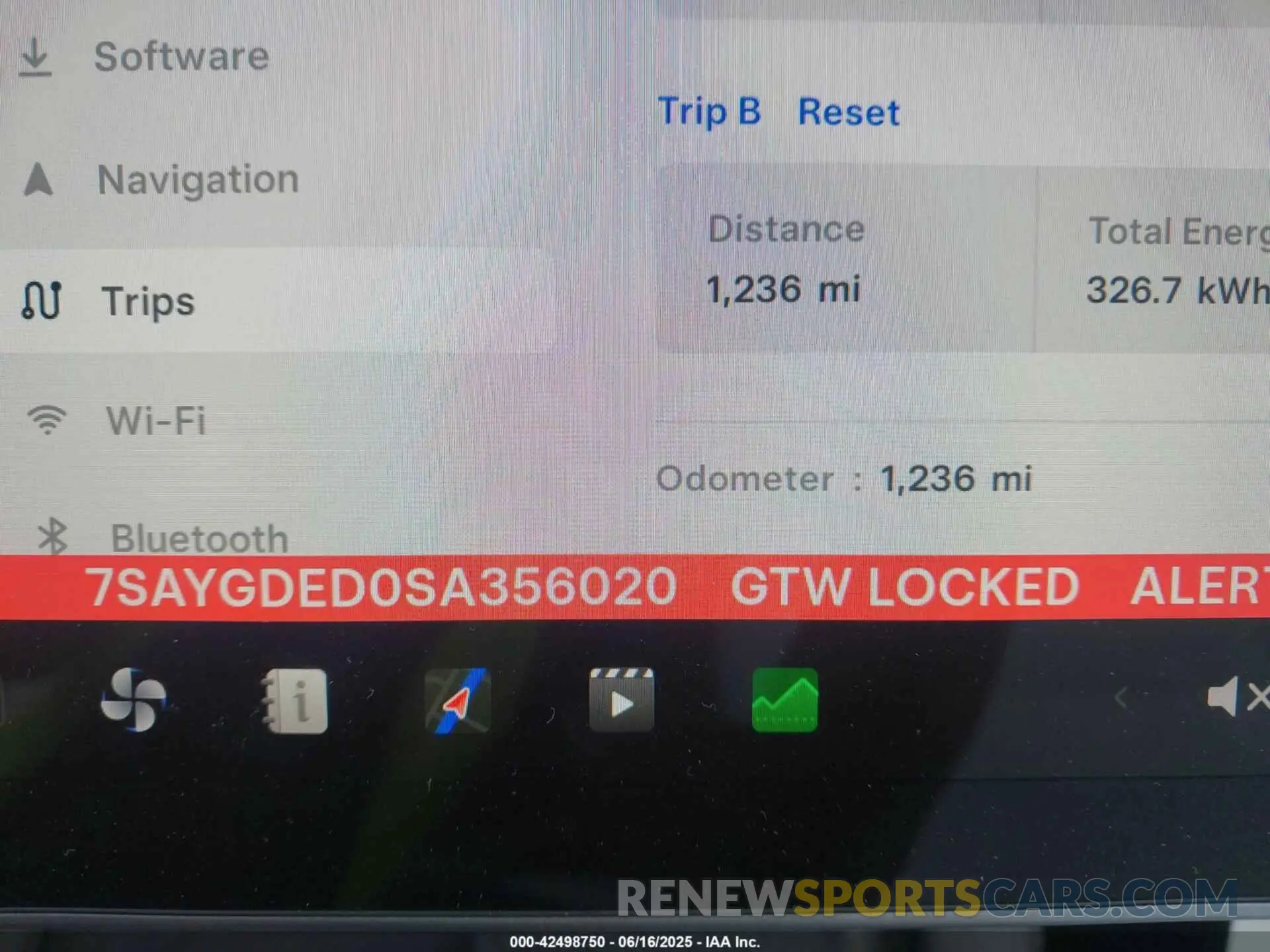 7 Photograph of a damaged car 7SAYGDED0SA356020 TESLA MODEL Y 2025
