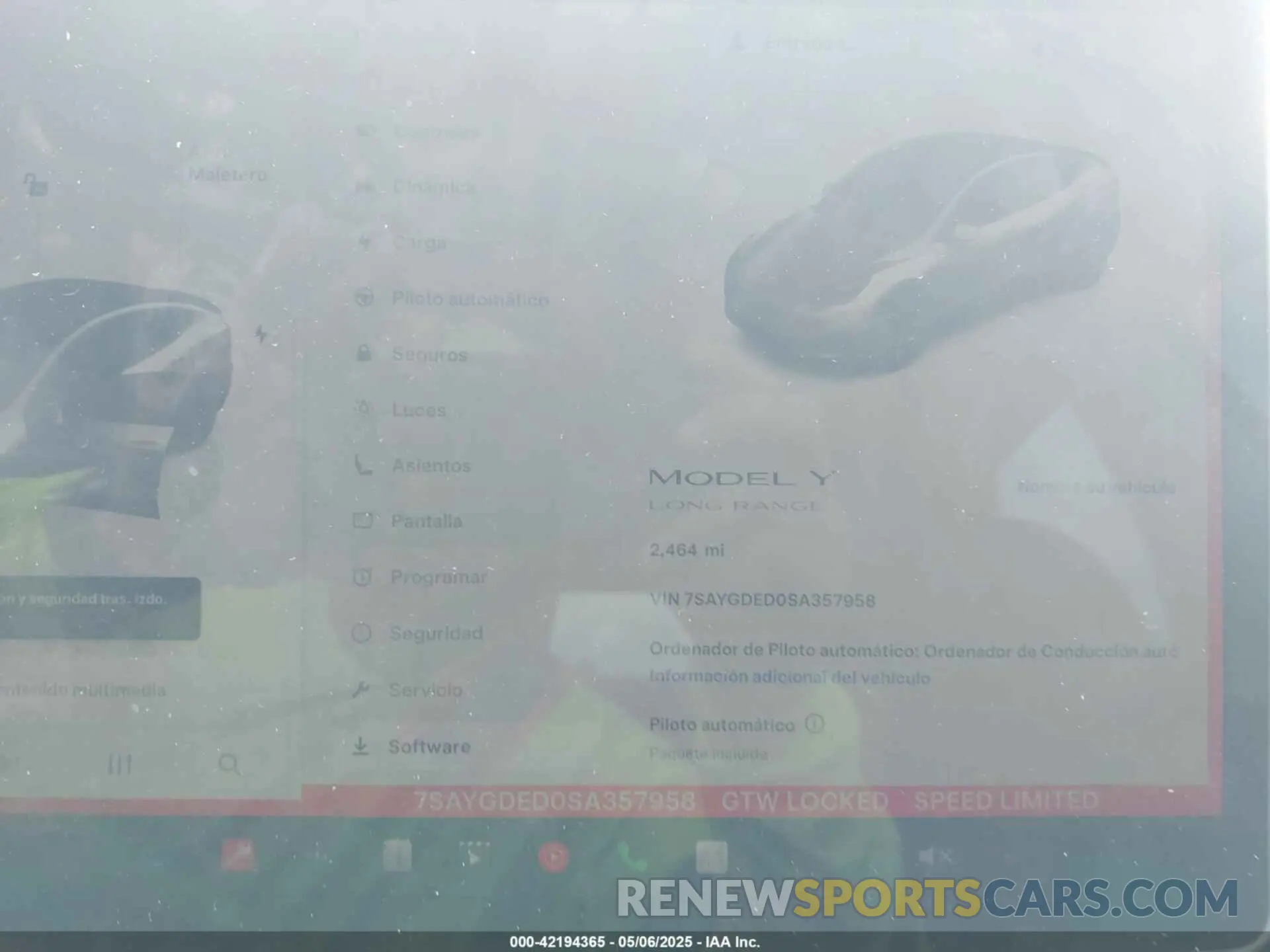 7 Photograph of a damaged car 7SAYGDED0SA357958 TESLA MODEL Y 2025