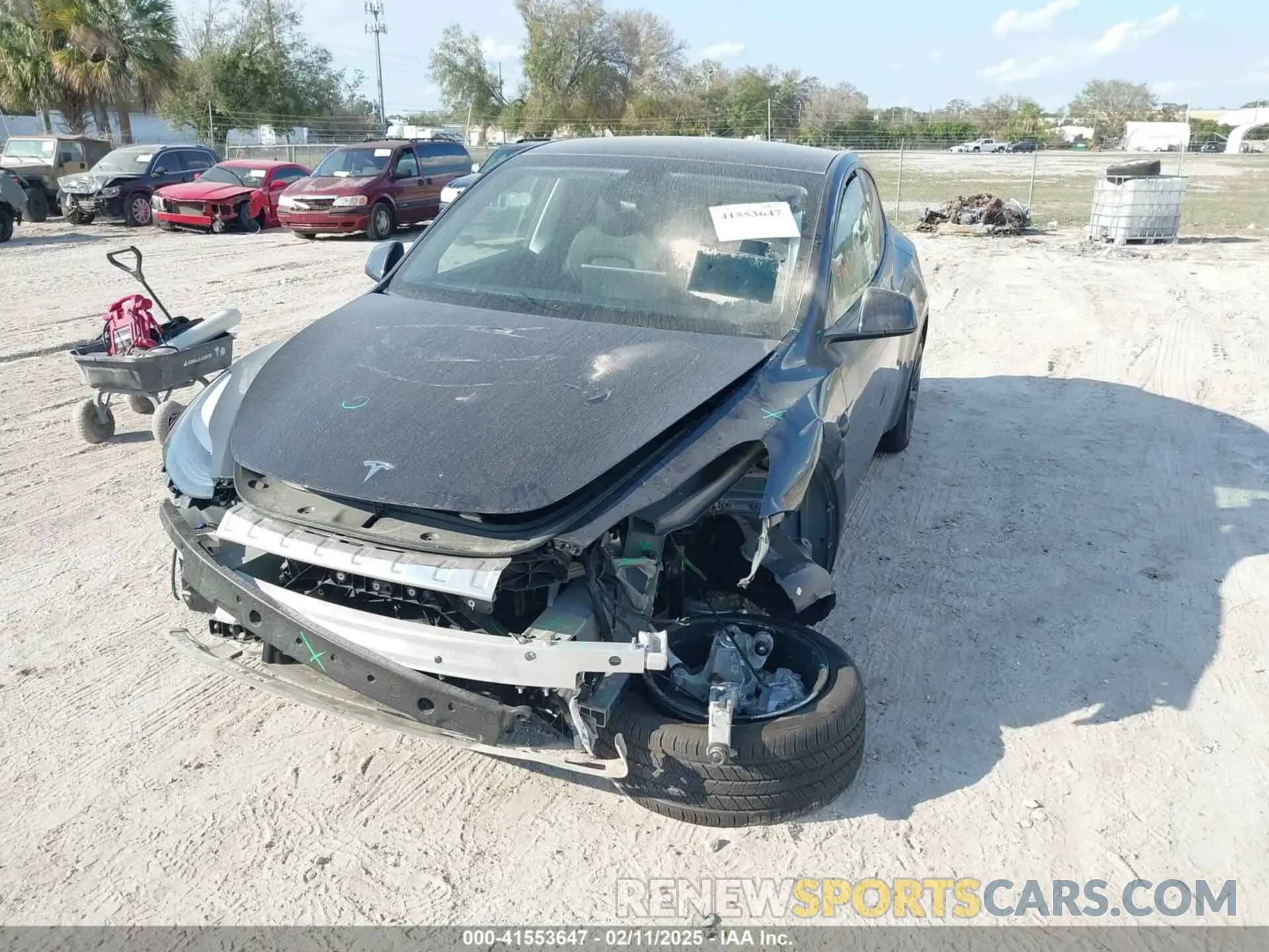 6 Photograph of a damaged car 7SAYGDED0SF248872 TESLA MODEL Y 2025