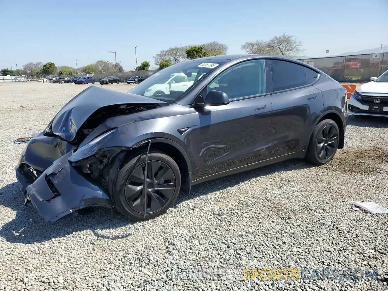 1 Photograph of a damaged car 7SAYGDED0SF317270 TESLA MODEL Y 2025