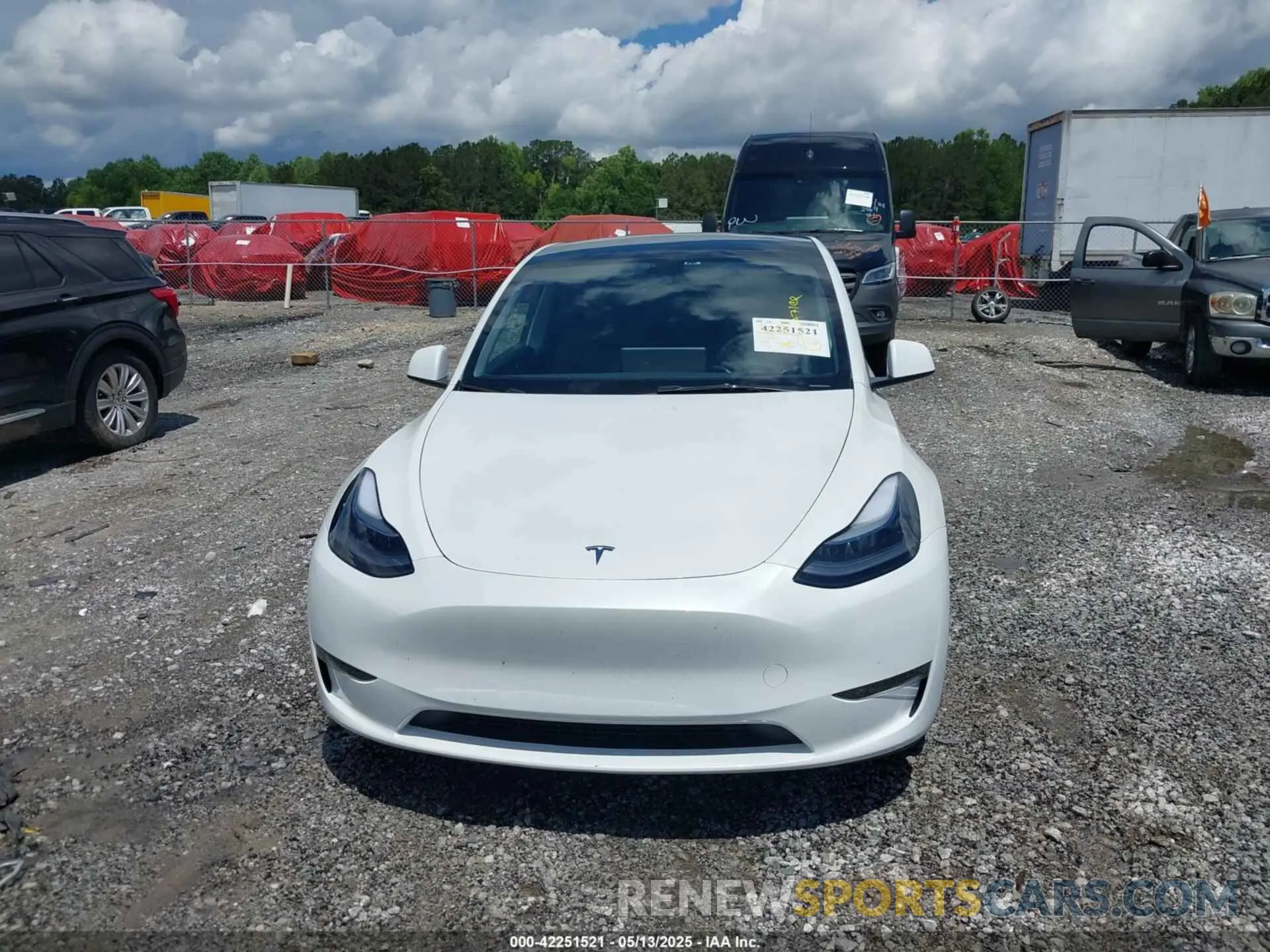 12 Photograph of a damaged car 7SAYGDED1SA348492 TESLA MODEL Y 2025