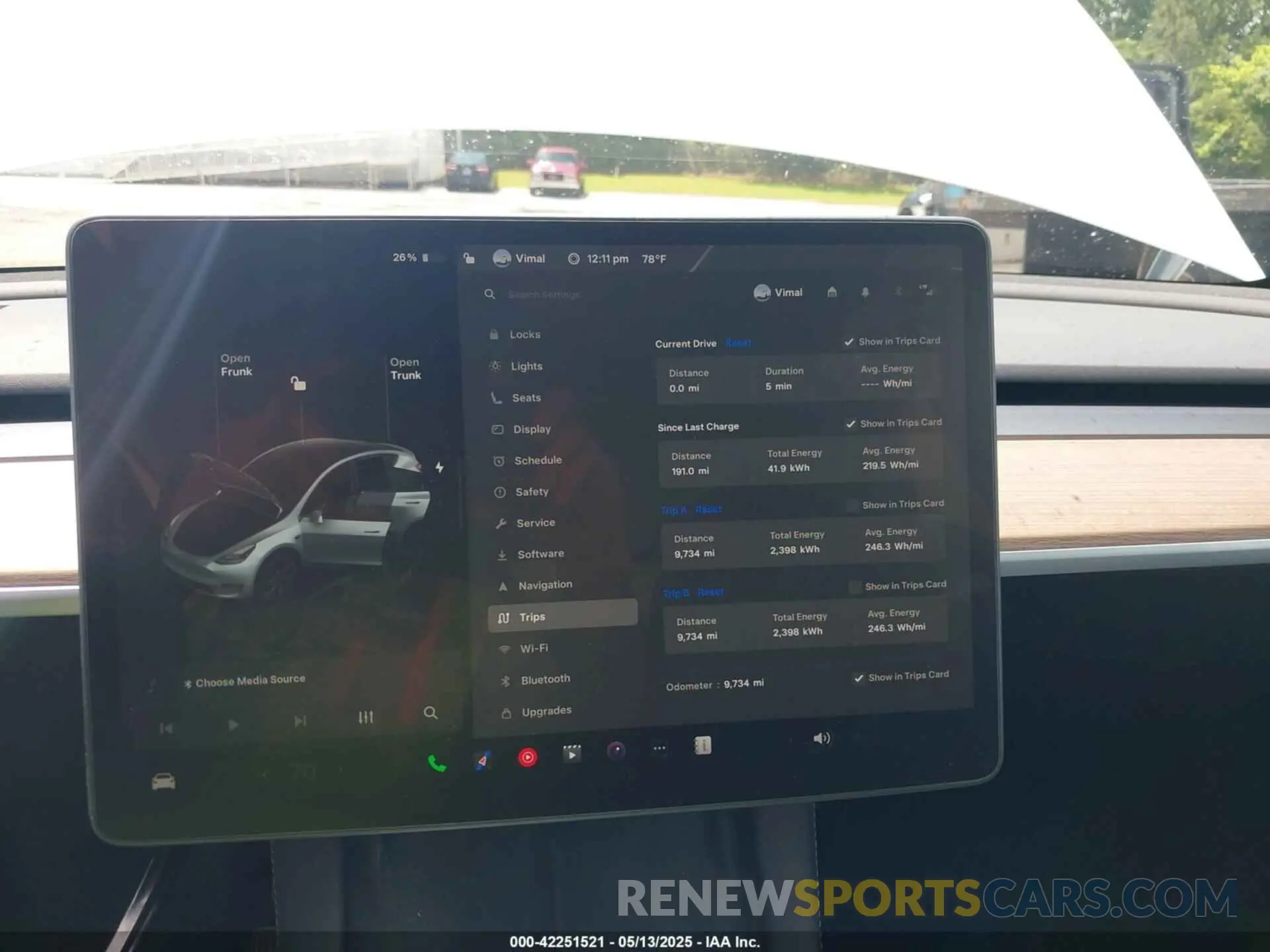 7 Photograph of a damaged car 7SAYGDED1SA348492 TESLA MODEL Y 2025
