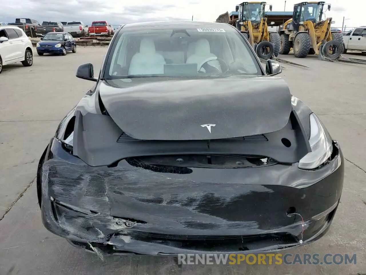 5 Photograph of a damaged car 7SAYGDED1SA358679 TESLA MODEL Y 2025
